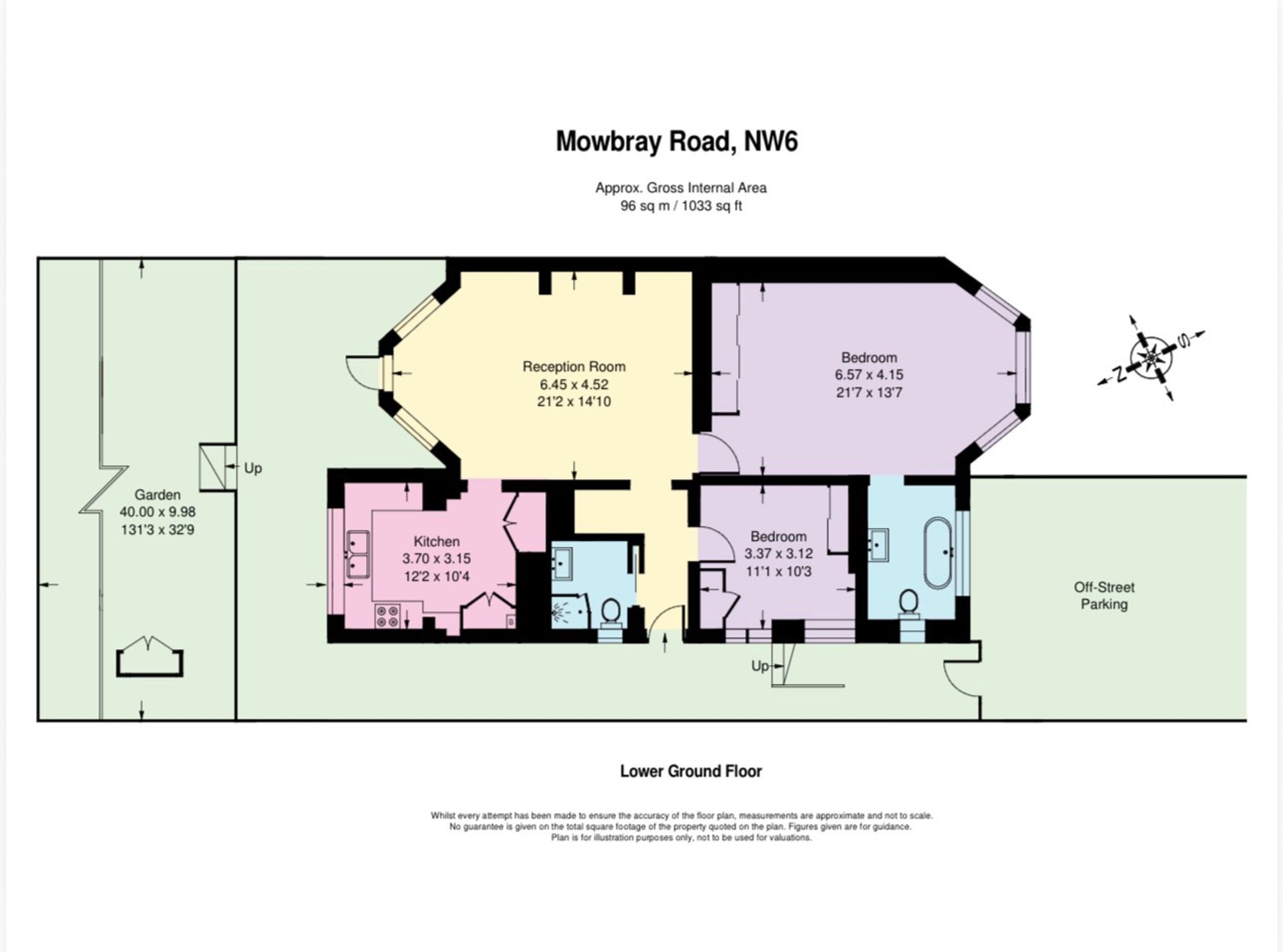 41a Mowbray Road, London floorplan