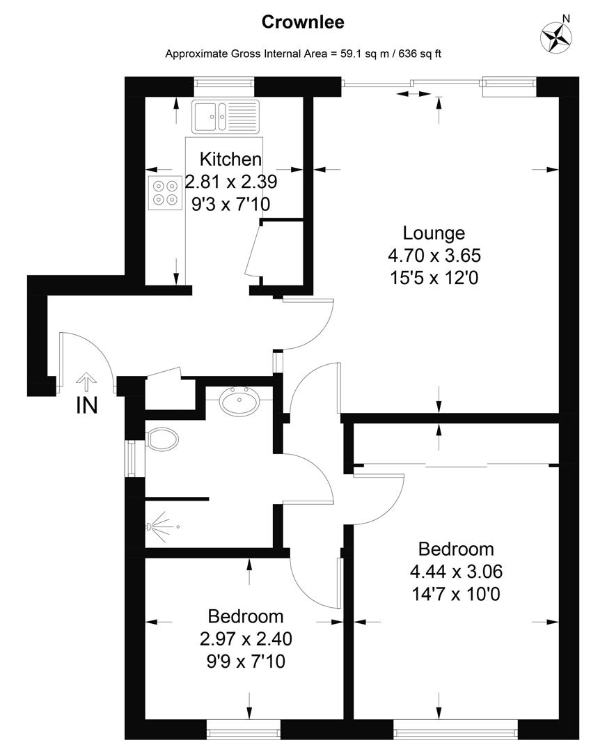 14, Crownlee, Preston floorplan
