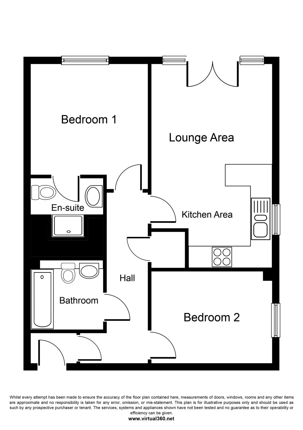 2 Bedrooms Flat to rent in Priory Chase, Pontefract WF8