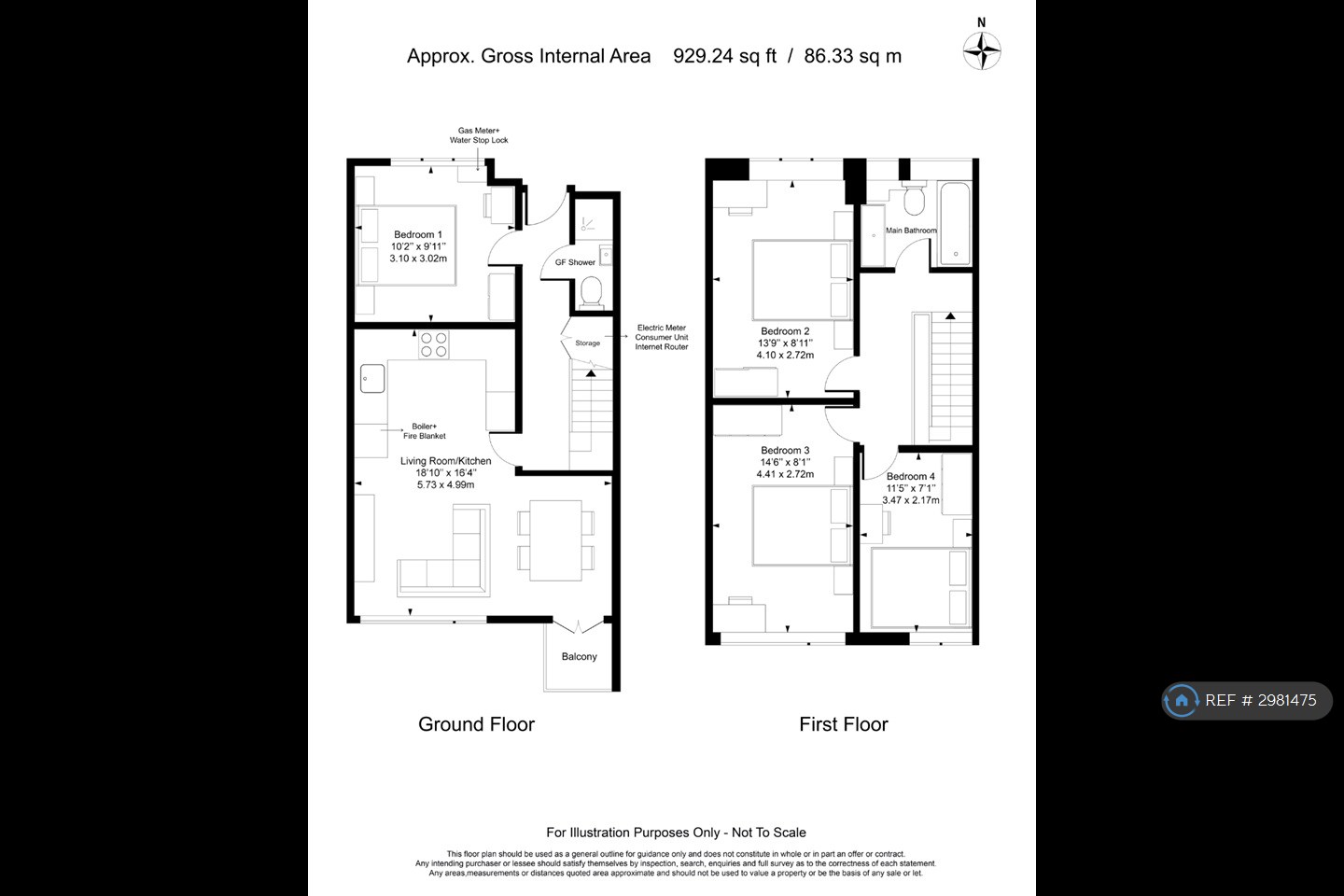 Flat, Harney Court Ommaney Road, London floorplan