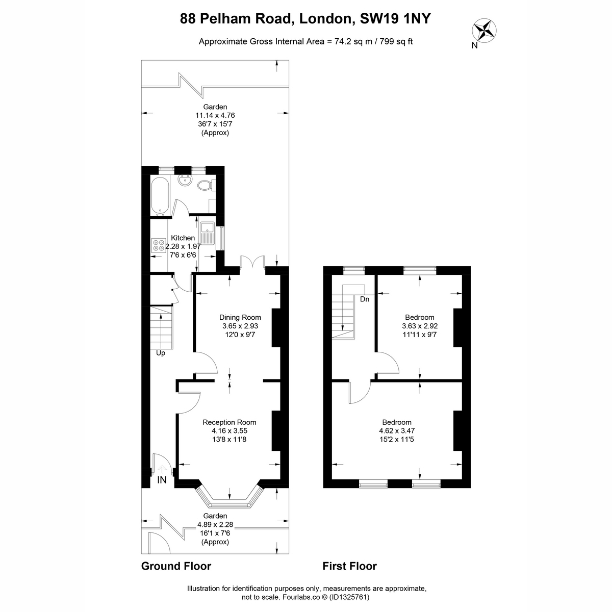 88, Pelham Road, London floorplan