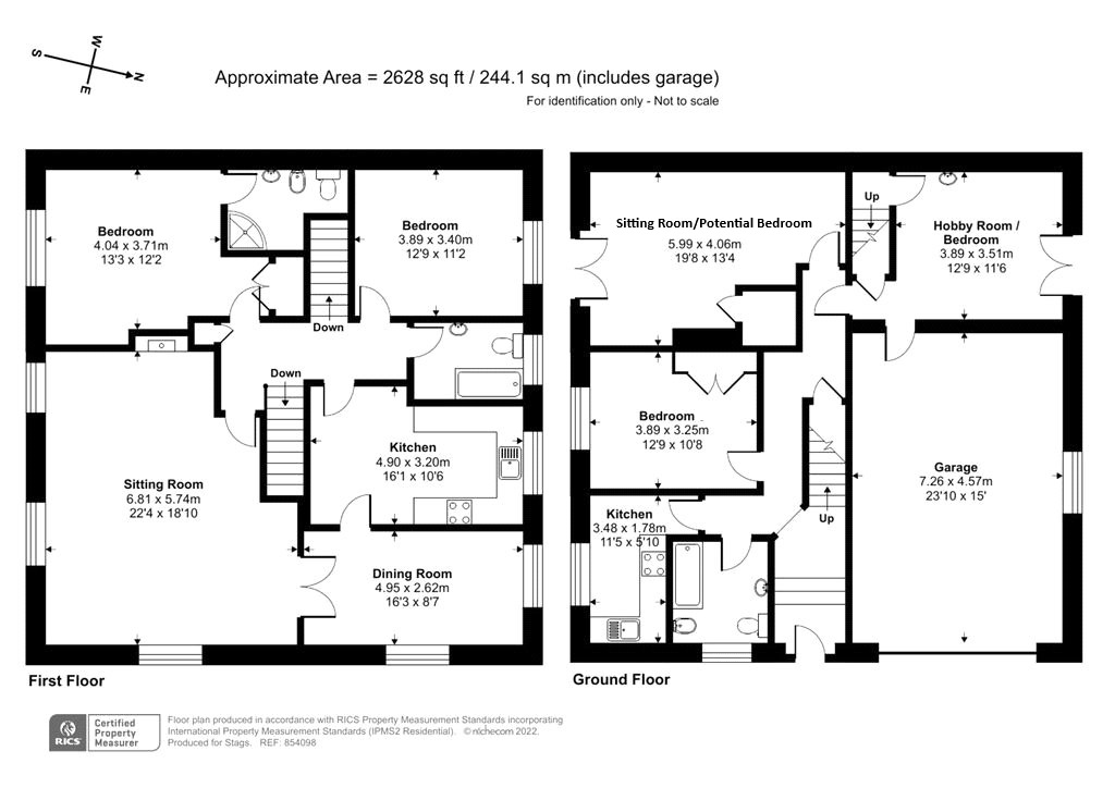The Old Chapel,, Mithian, Cornwall floorplan