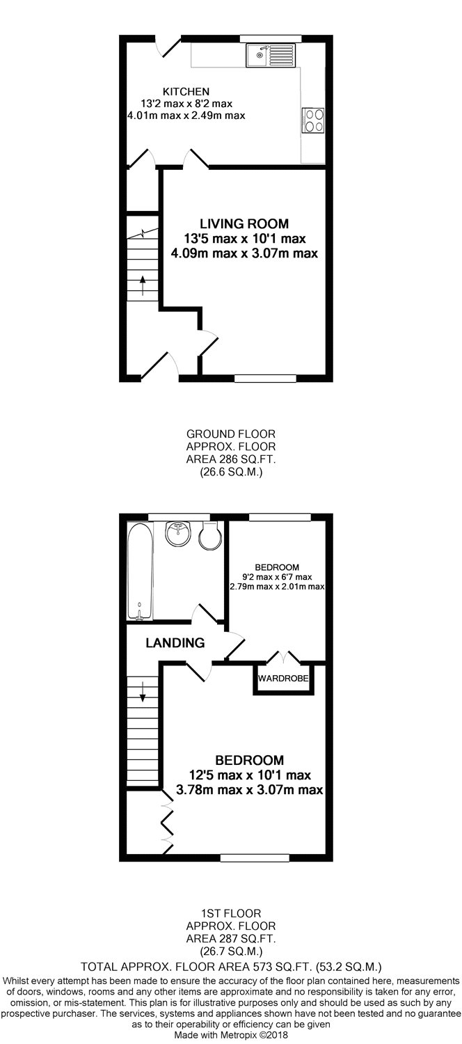 2 Bedrooms Terraced house for sale in Quincy Road, Egham, Surrey TW20