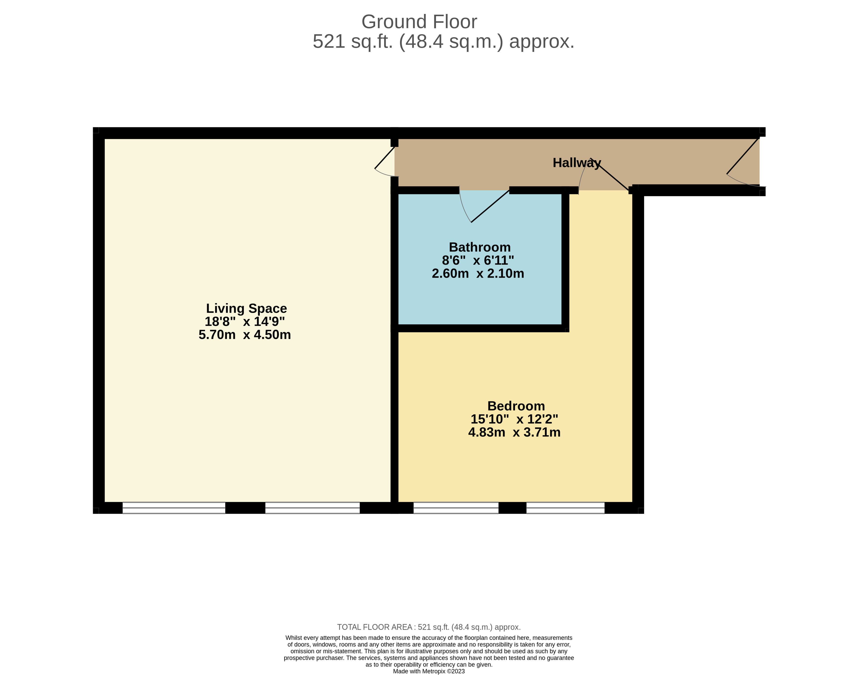Kenham House, Wilder Street, St Pauls, Bristol BS2, 1 bedroom flat for