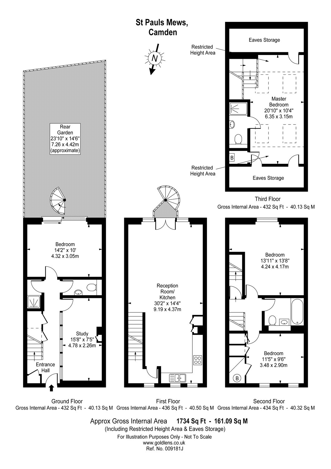 4 Bedrooms Mews house to rent in St Pauls Mews, Camden, London NW1