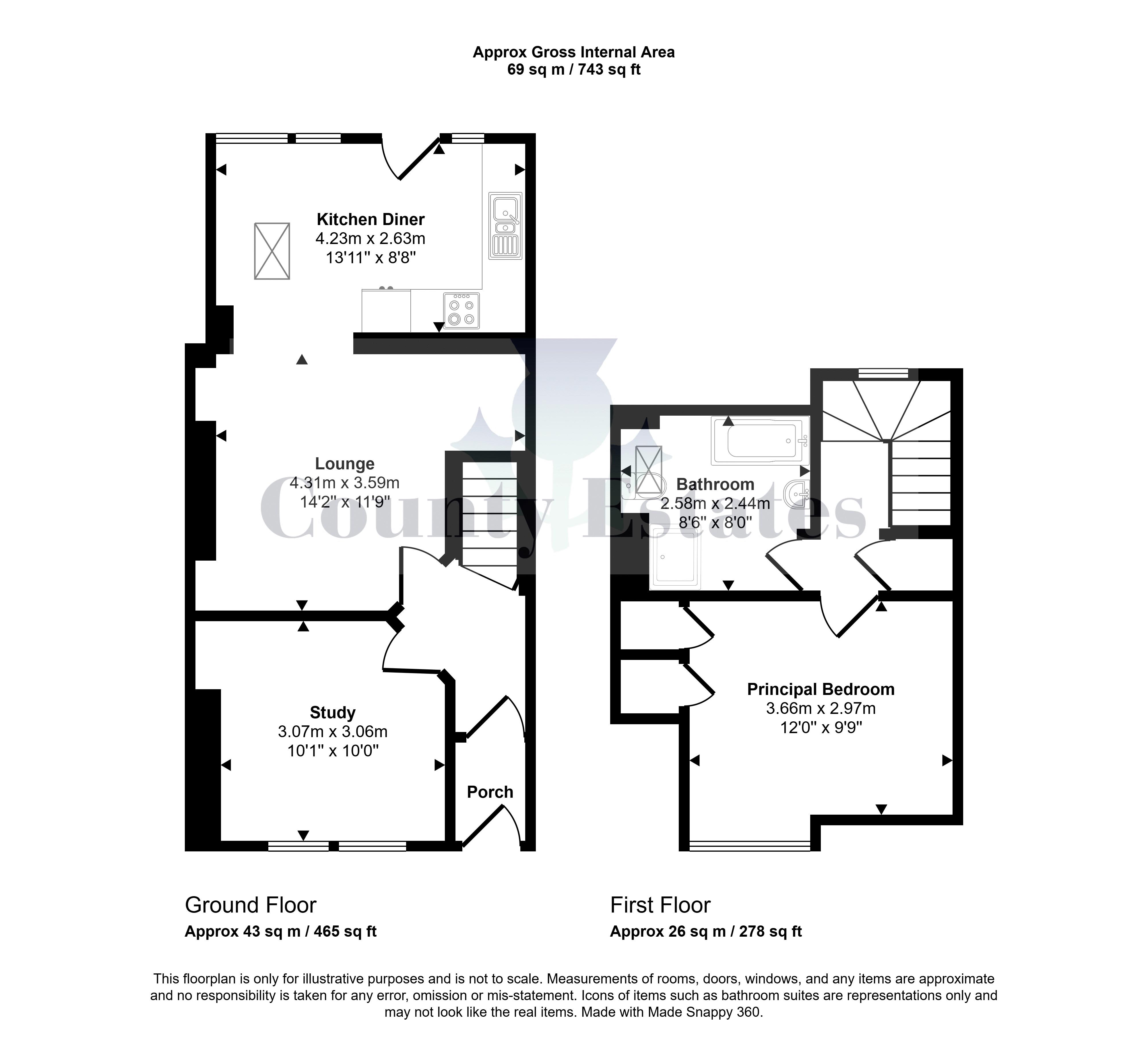 20, Whins Road, Alloa floorplan