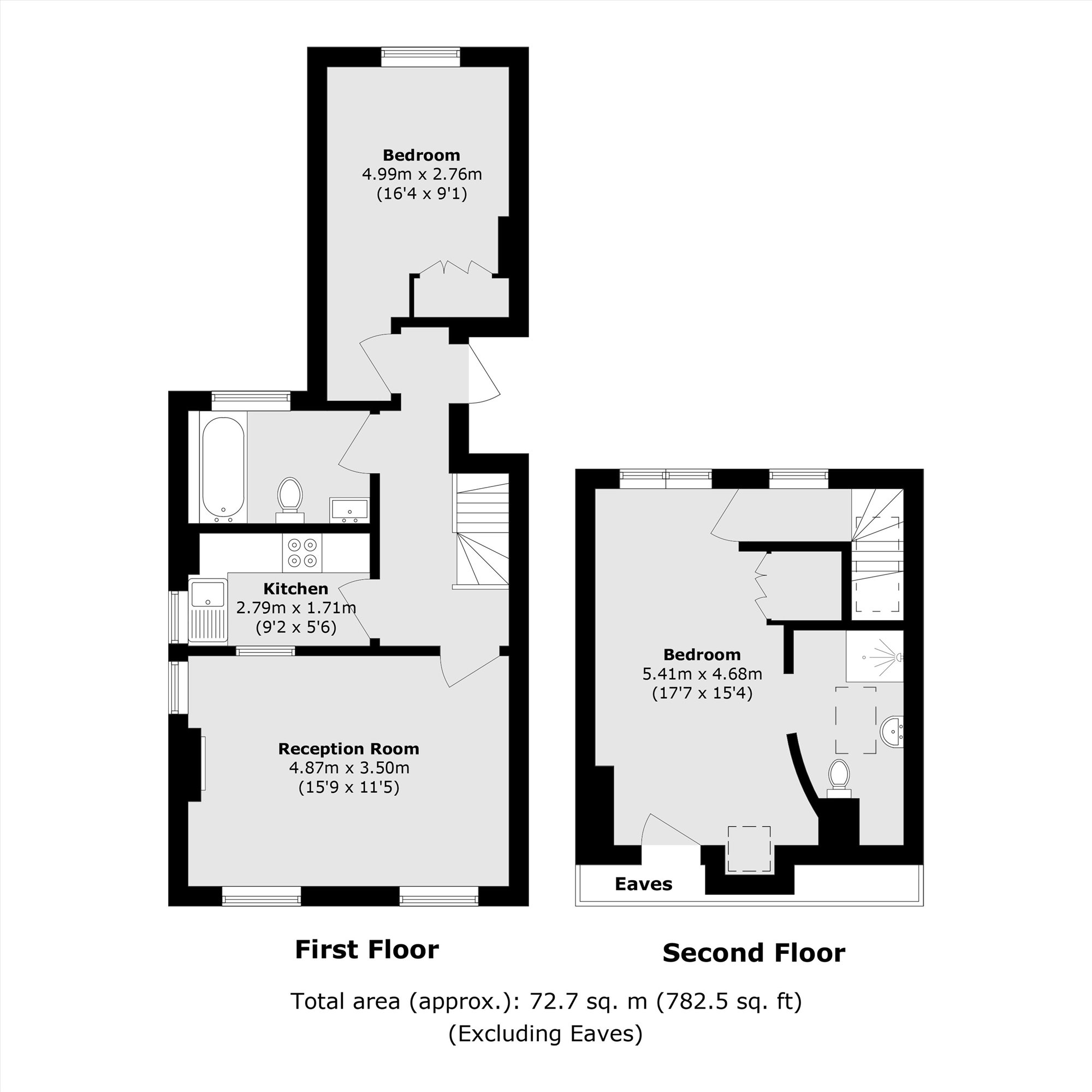 First Floor Flat, 17, Berrymede Road, London floorplan