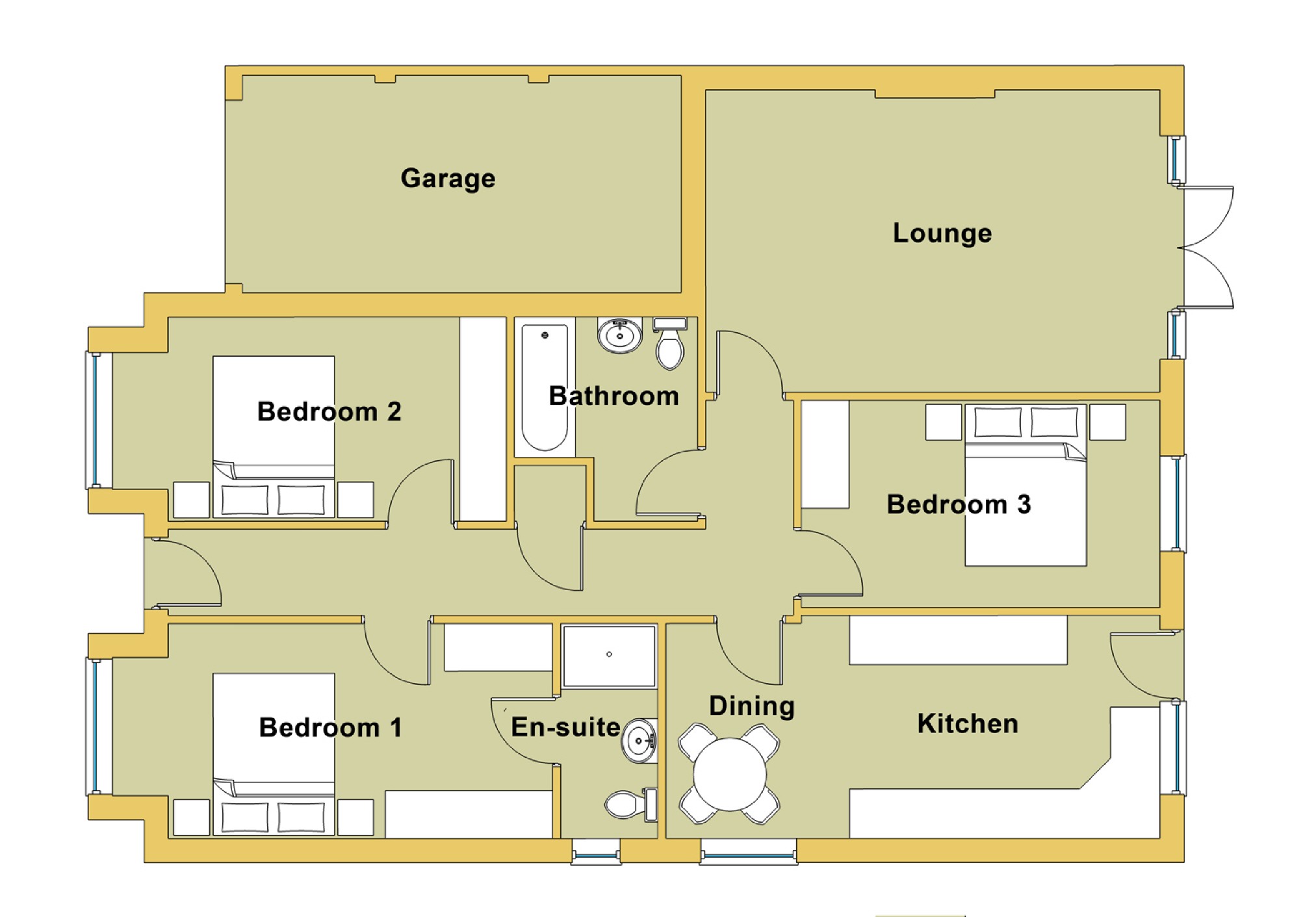 3 Bedrooms Detached bungalow for sale in Groundslow, Tittensor, Stoke-On-Trent ST12