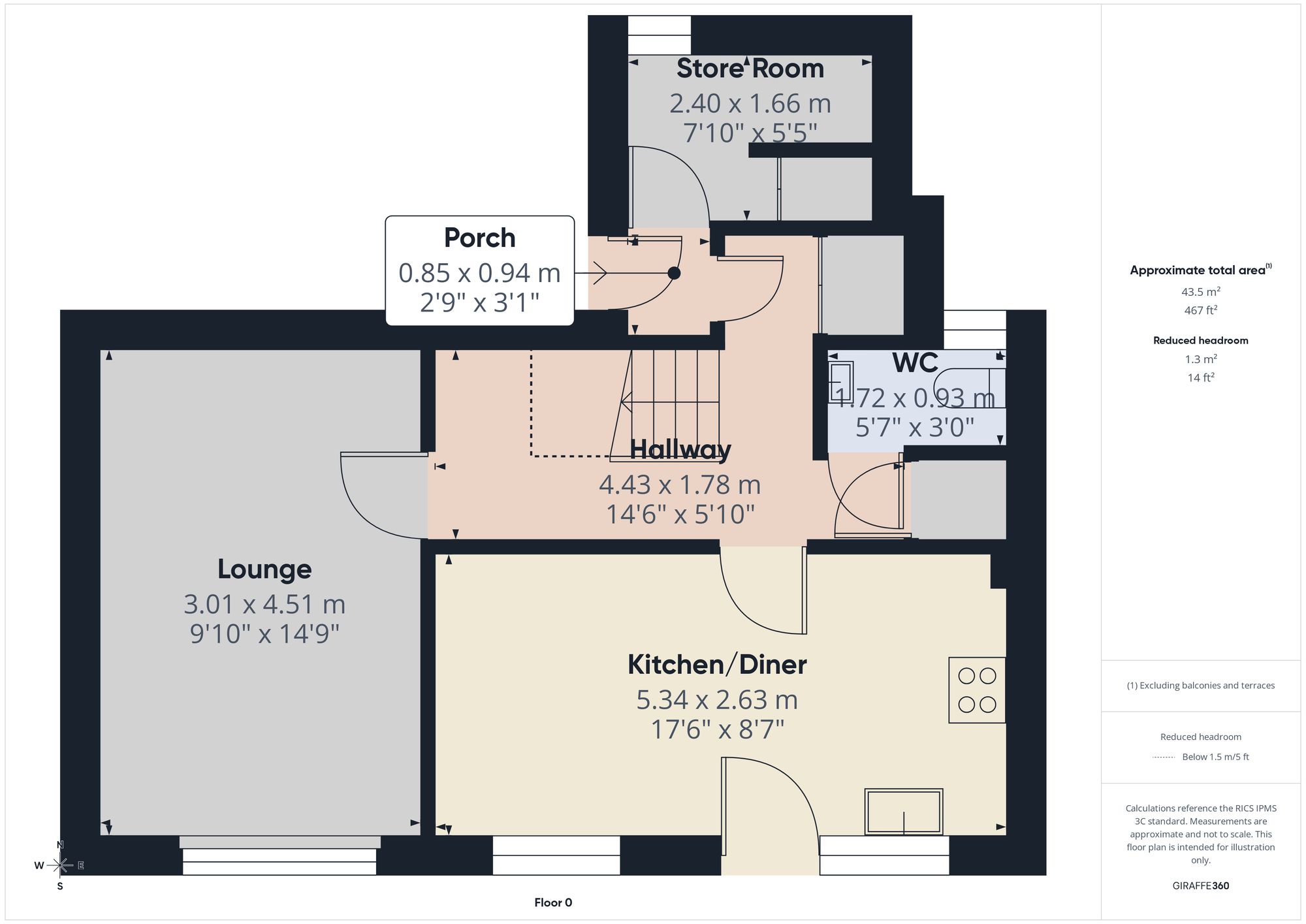 2 Gelli Crug, Ebbw Vale floorplan