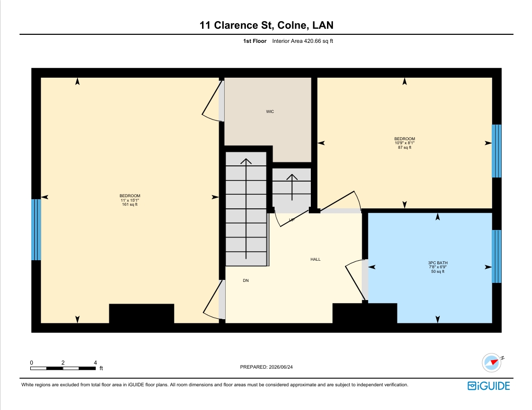 11, Clarence Street, Lancashire floorplan