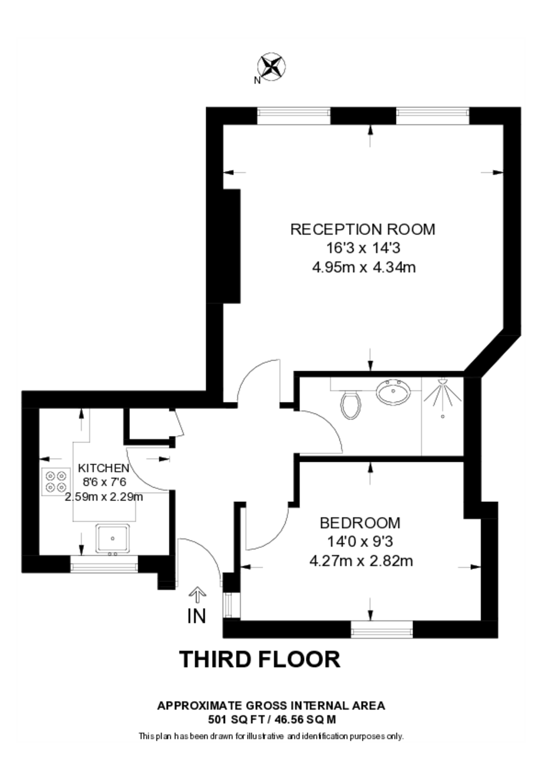 Salusbury Street, St John's Wood floorplan