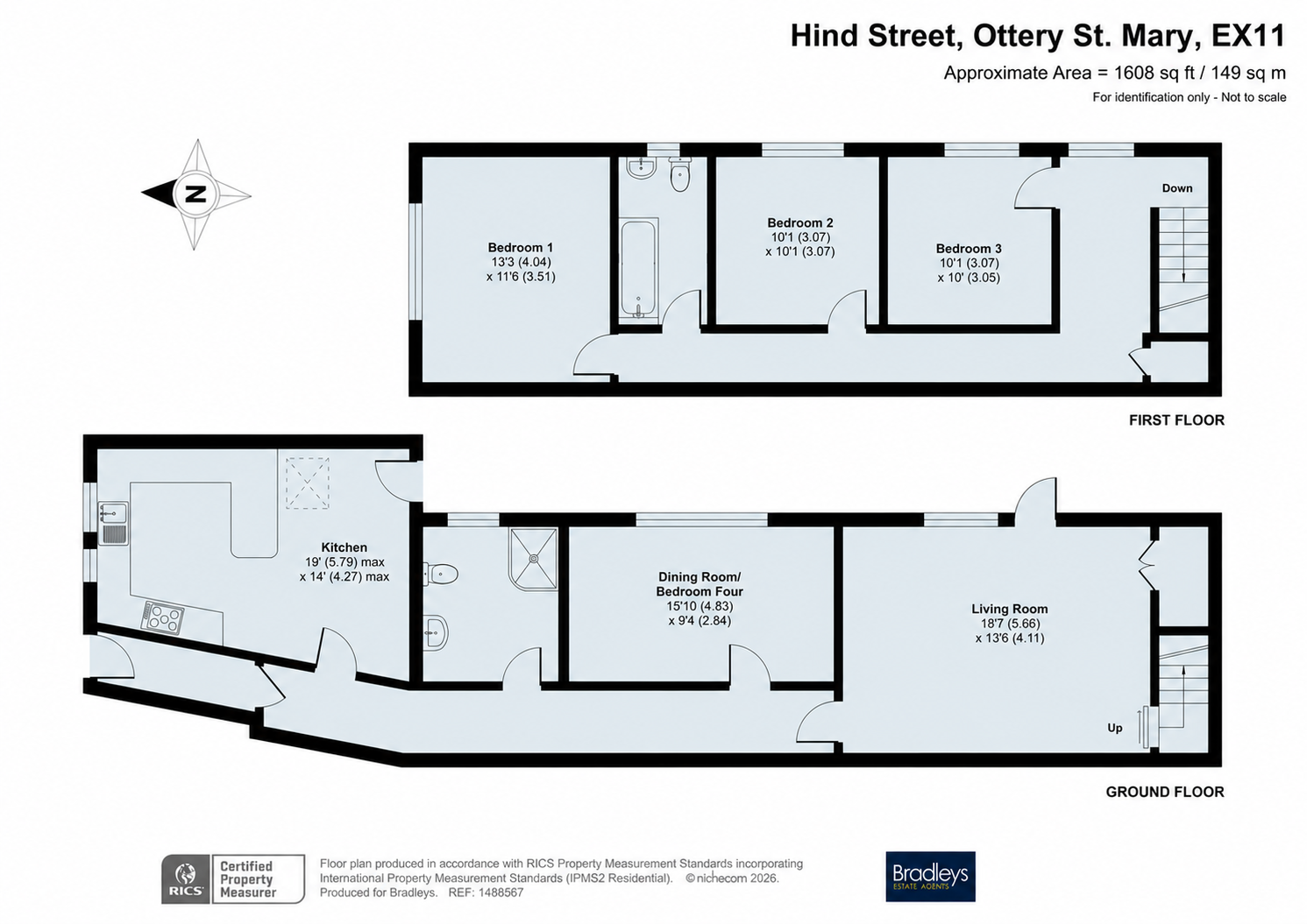Tar Cottage,, Hind Street, Devon floorplan