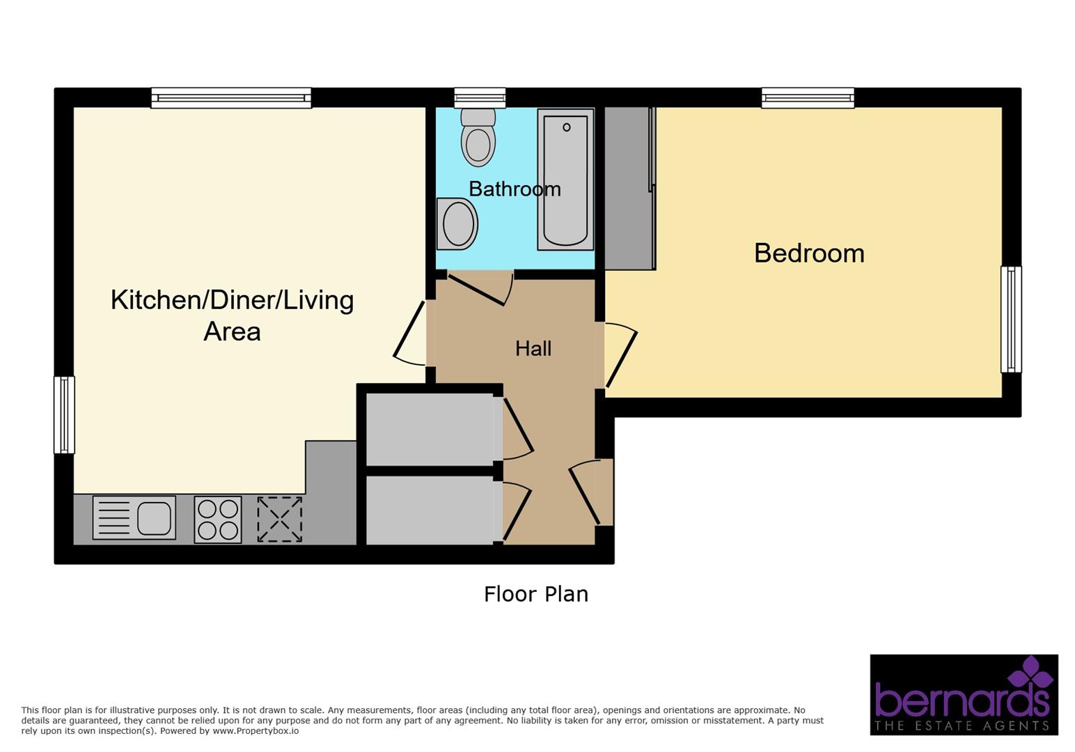 6 Portchester House, Knowle Avenue, Fareham floorplan