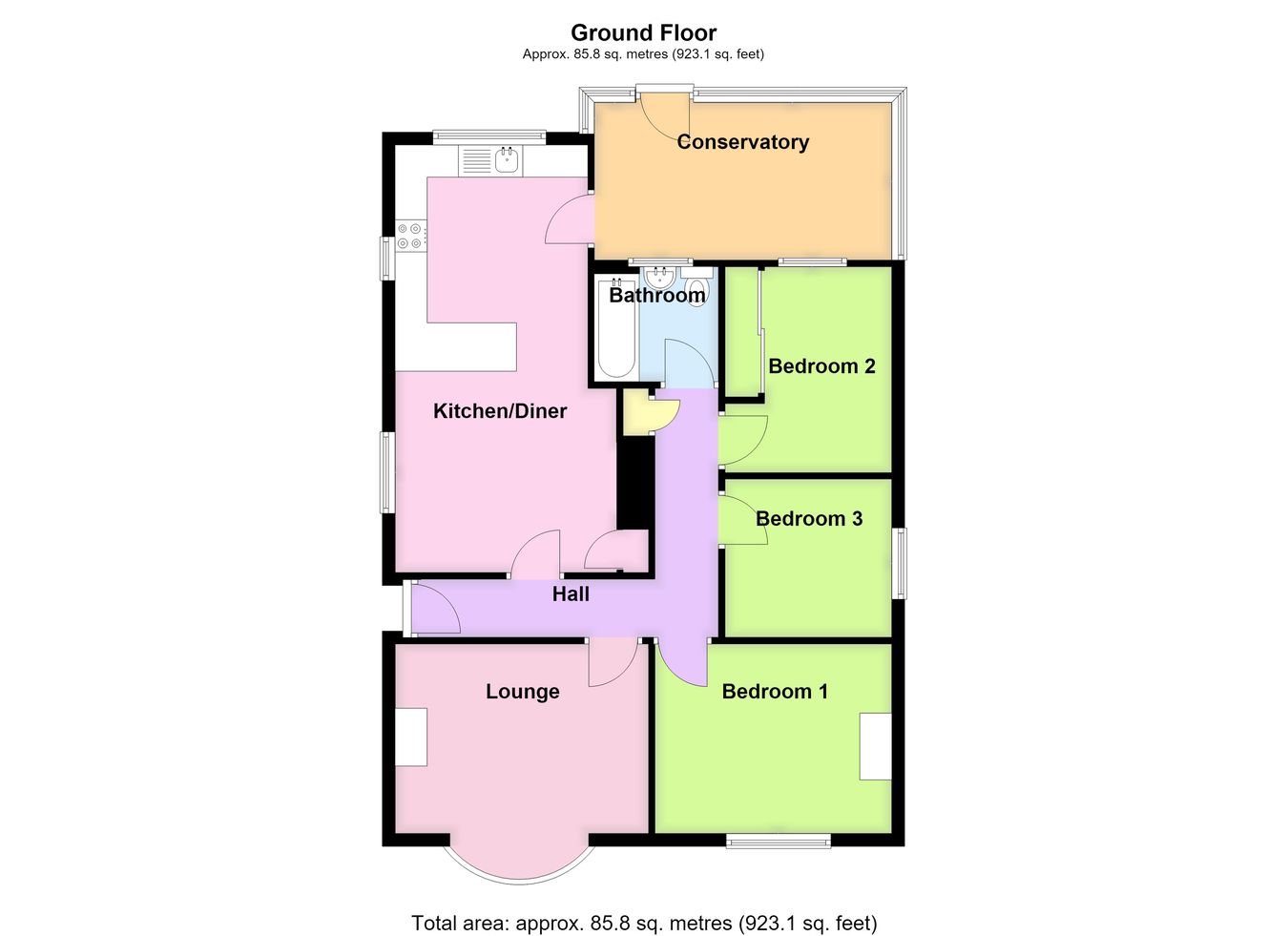134, Horncastle Road, Boston floorplan