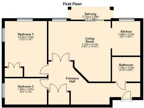 2 Bedrooms Flat to rent in Sovereign House, Brookbank Close, Cheltenham GL50