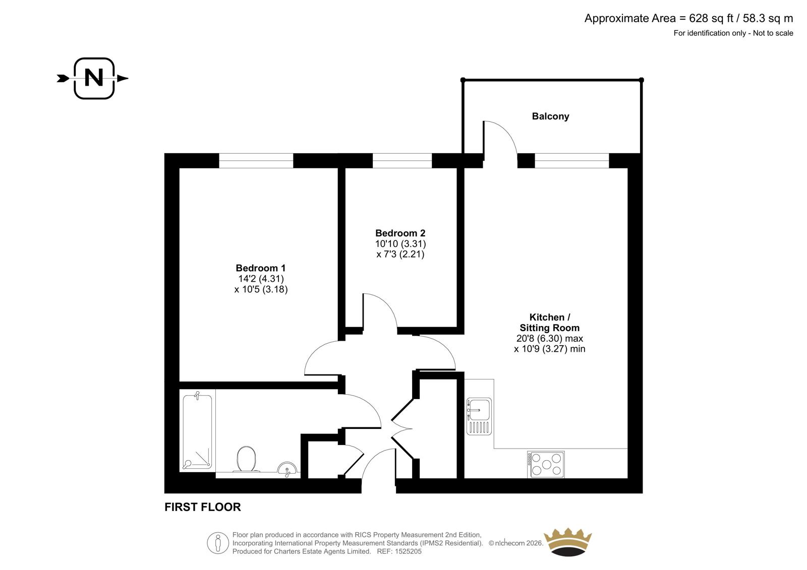 13 Riverside House,, Thomas Blake Avenue, Hampshire floorplan