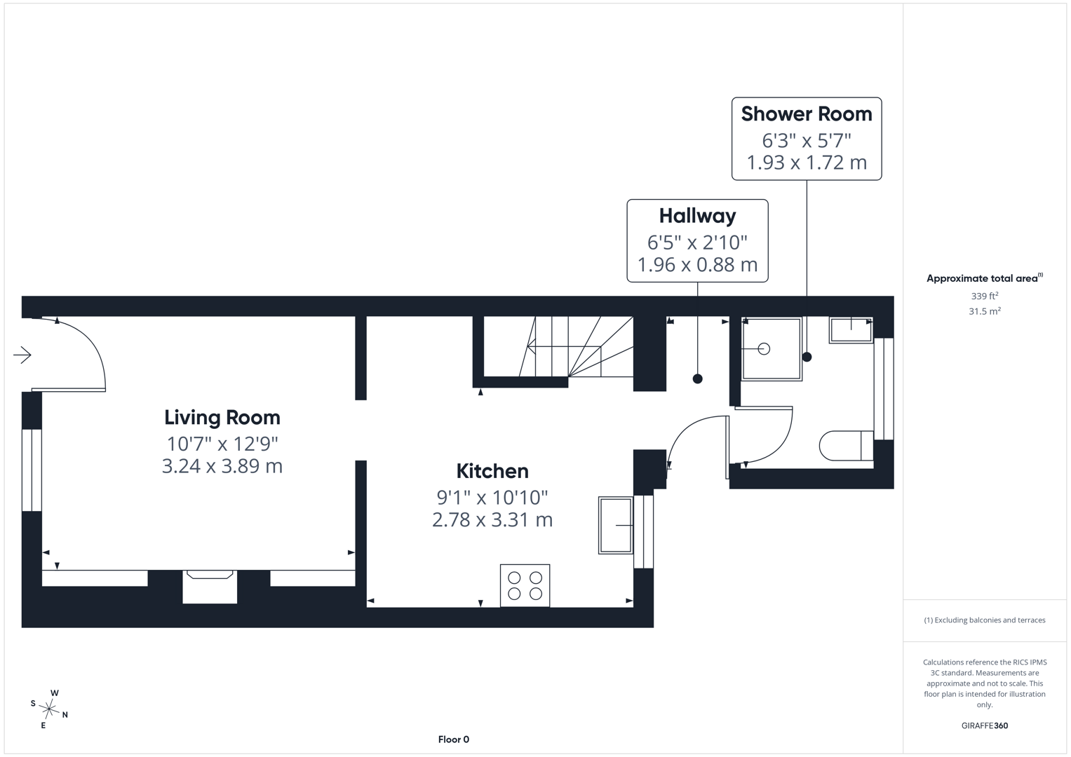 16, Union Street, Pontefract floorplan