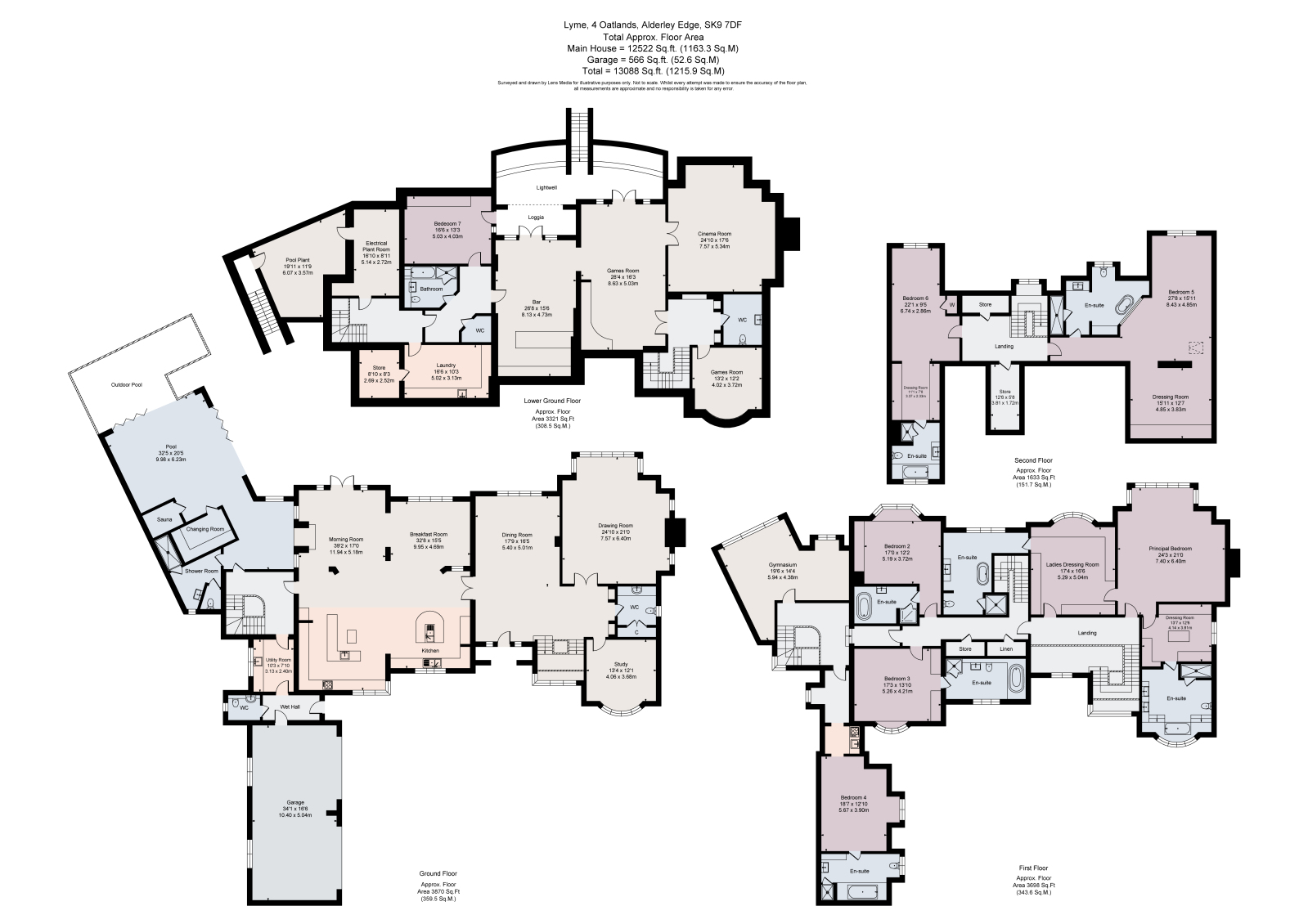 Lyme, 4, Oatlands, Cheshire floorplan