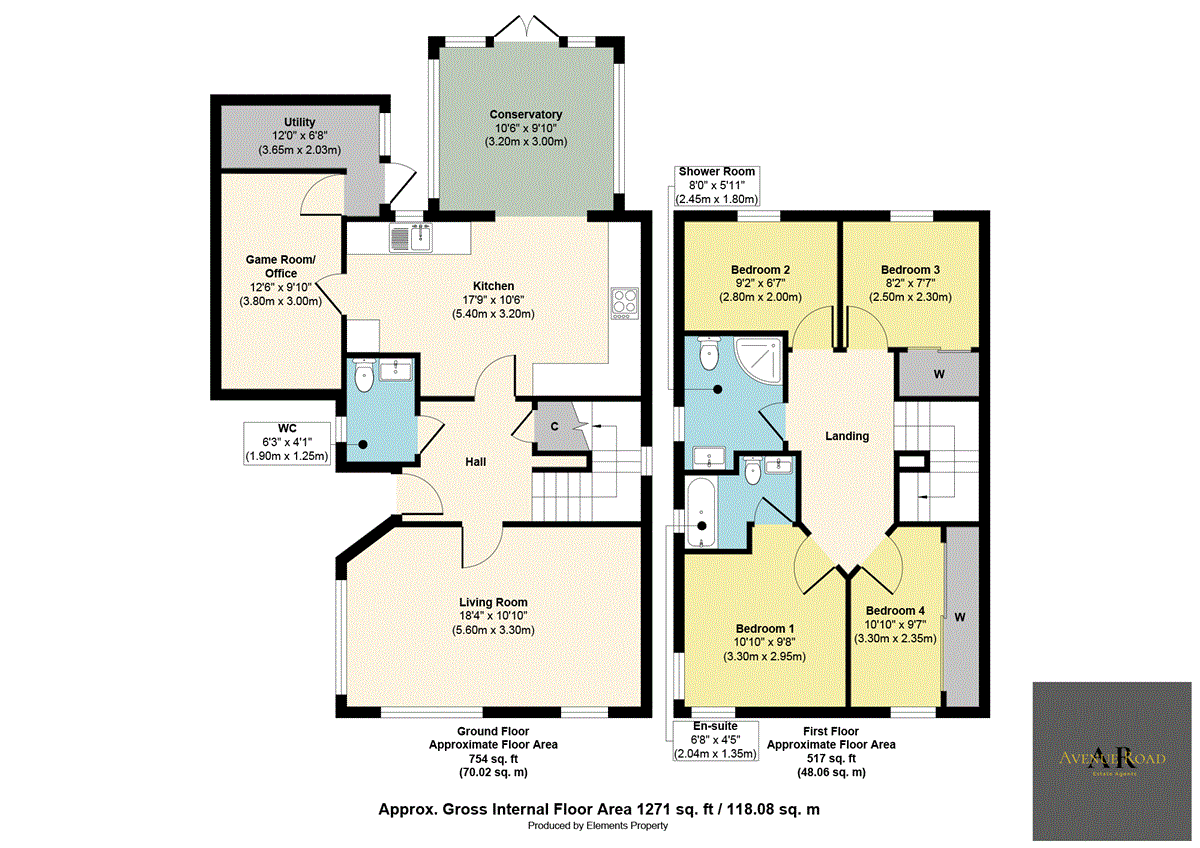 11 Burnbank Grove, Loanhead floorplan
