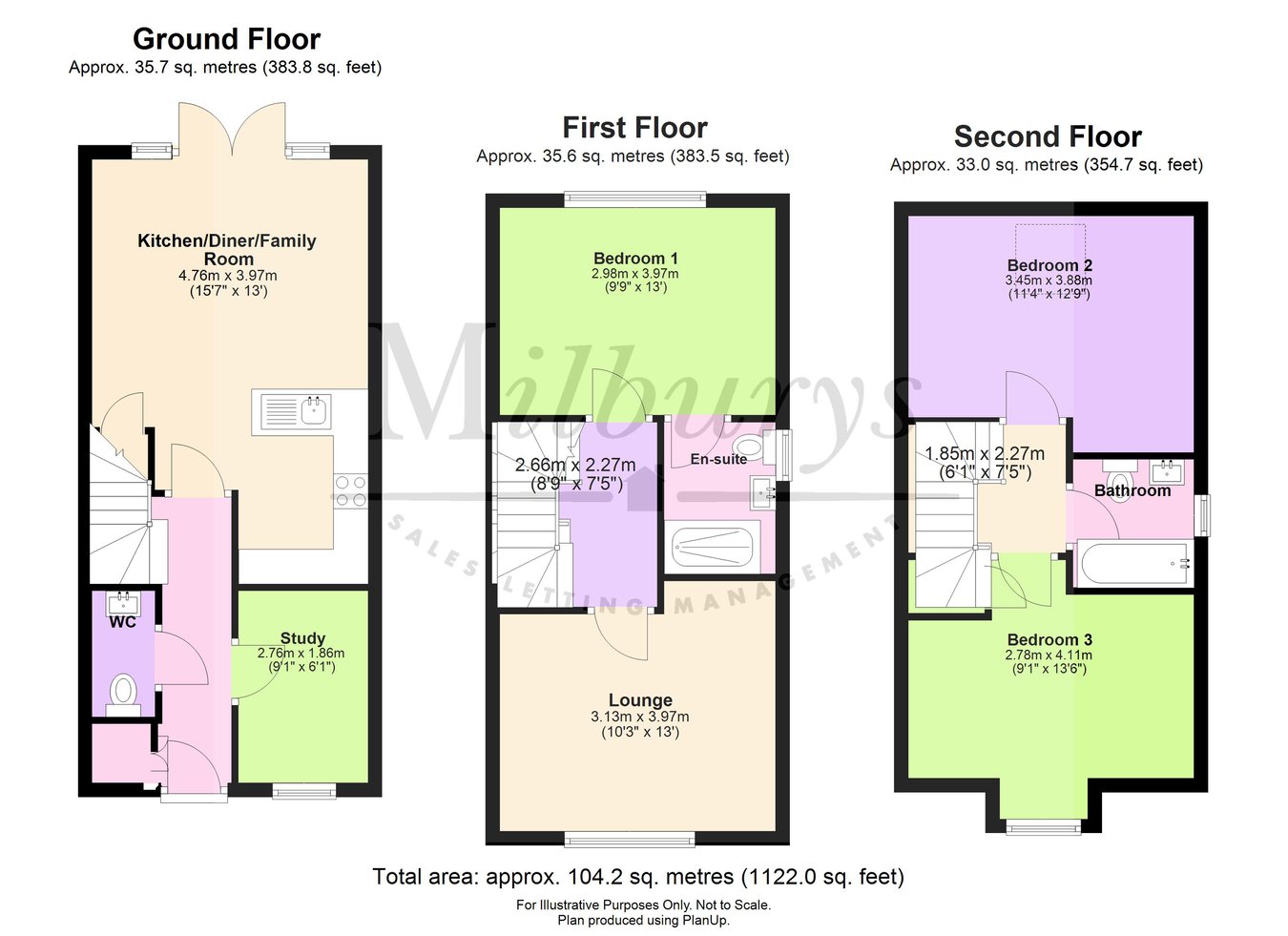 335, Dowsell Way, Yate floorplan