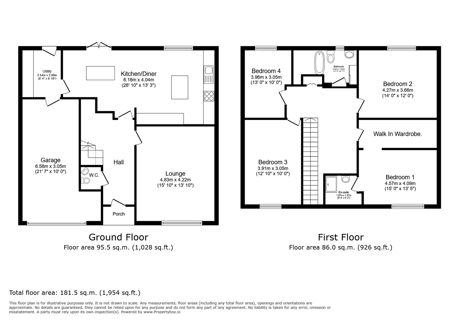 13, Woodland Way, Penrith floorplan