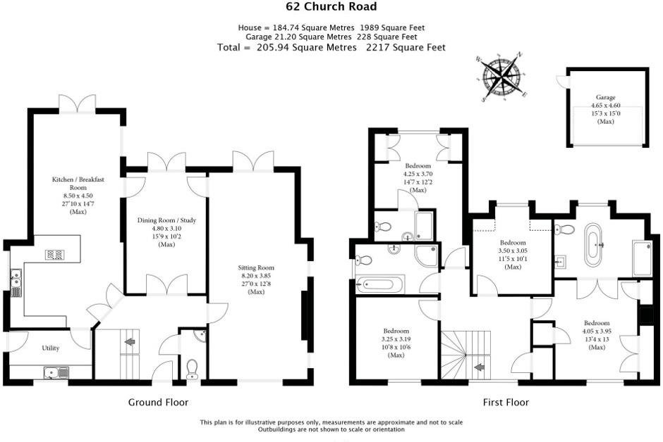 62, Church Road, Swindon floorplan