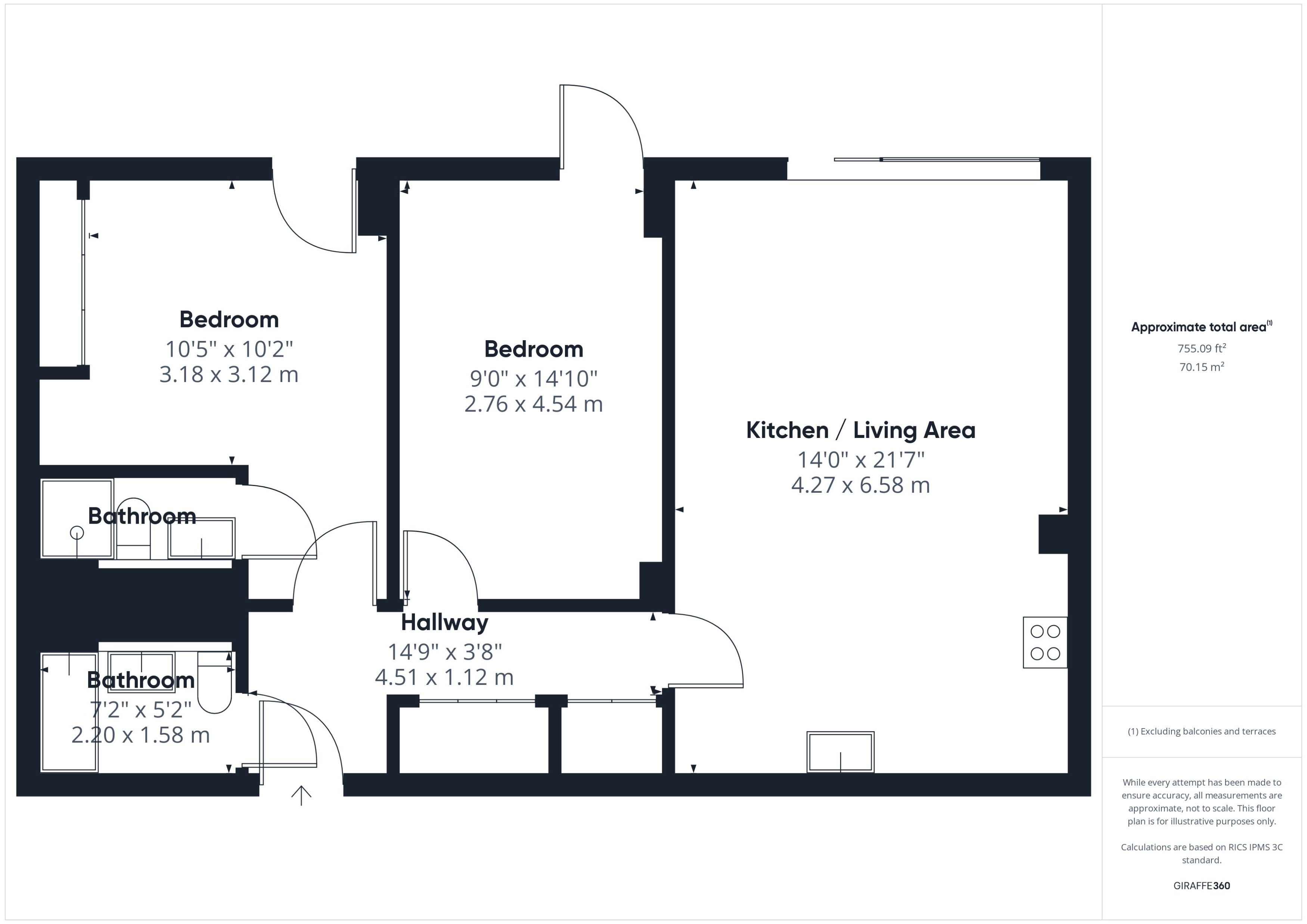 39, Leacon Road, Hampton Place, Ashford floorplan
