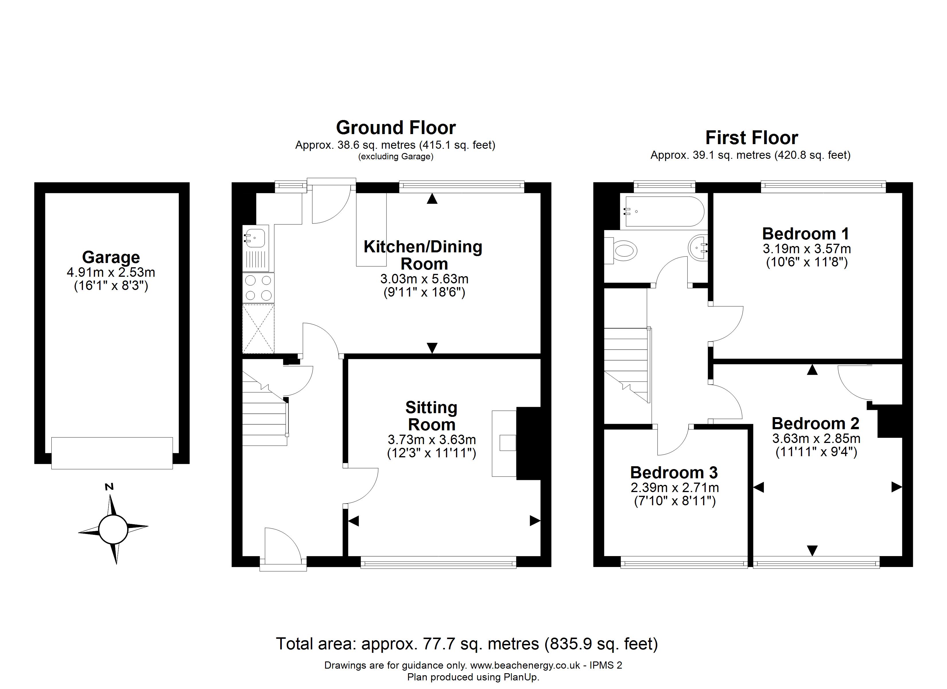 52, Hillfield Road, Cambridge floorplan