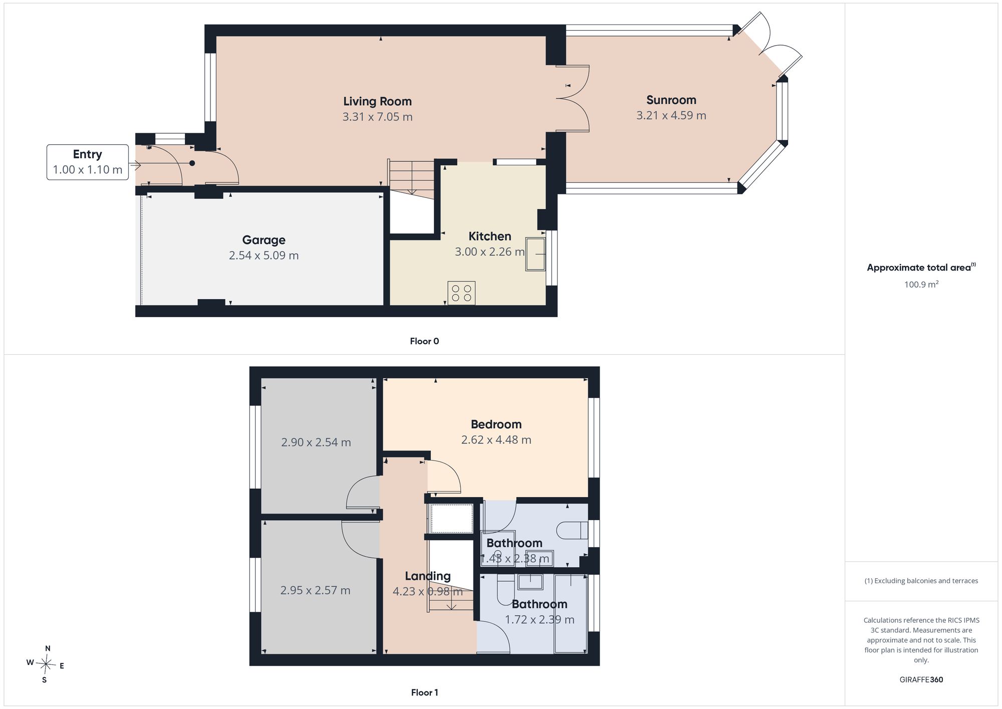 18 Valley Crescent, Blaydon-On-Tyne floorplan