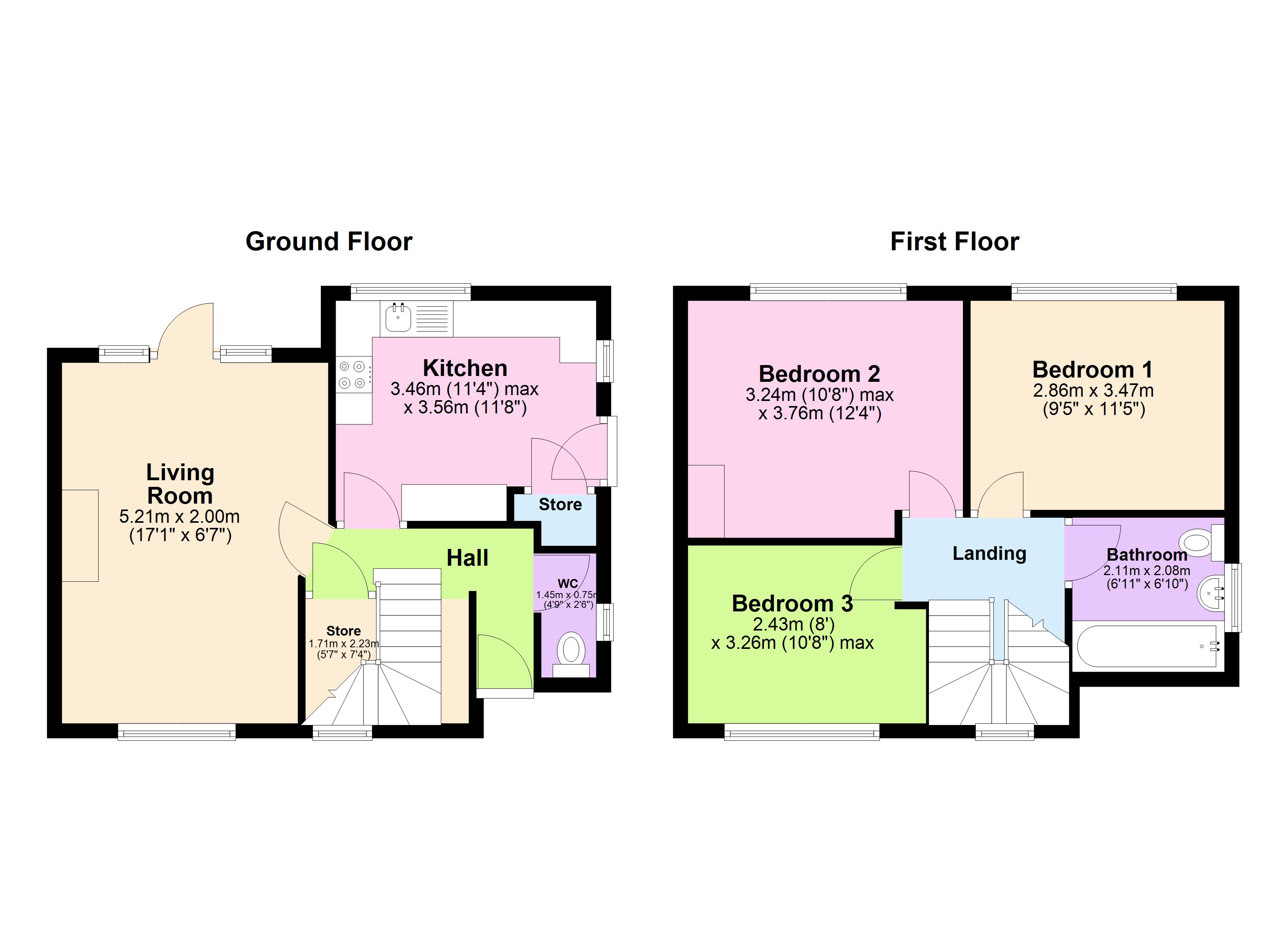 68, Welbeck Road, NOTTINGHAM floorplan