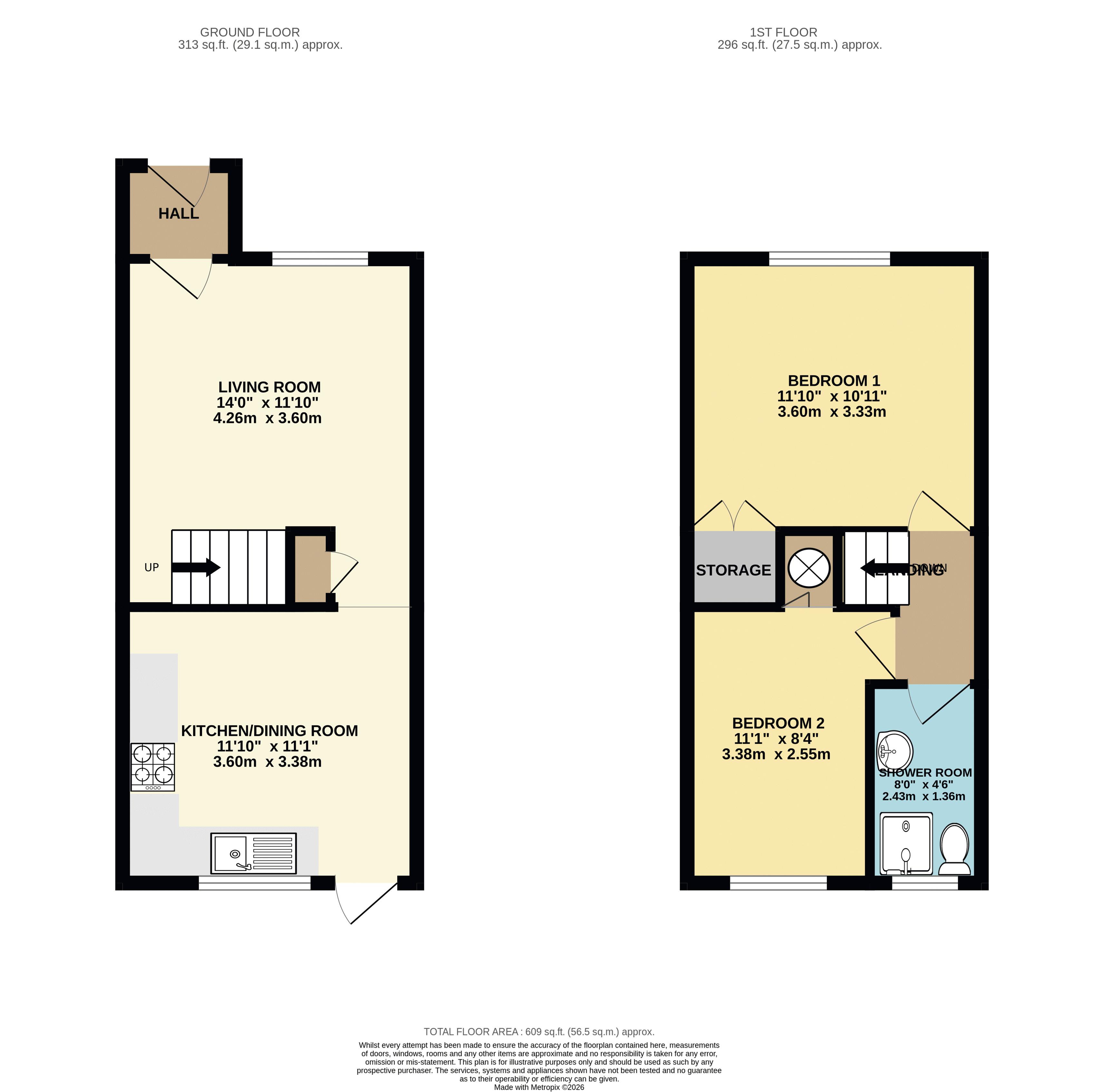16, The Stampers, Maidstone floorplan