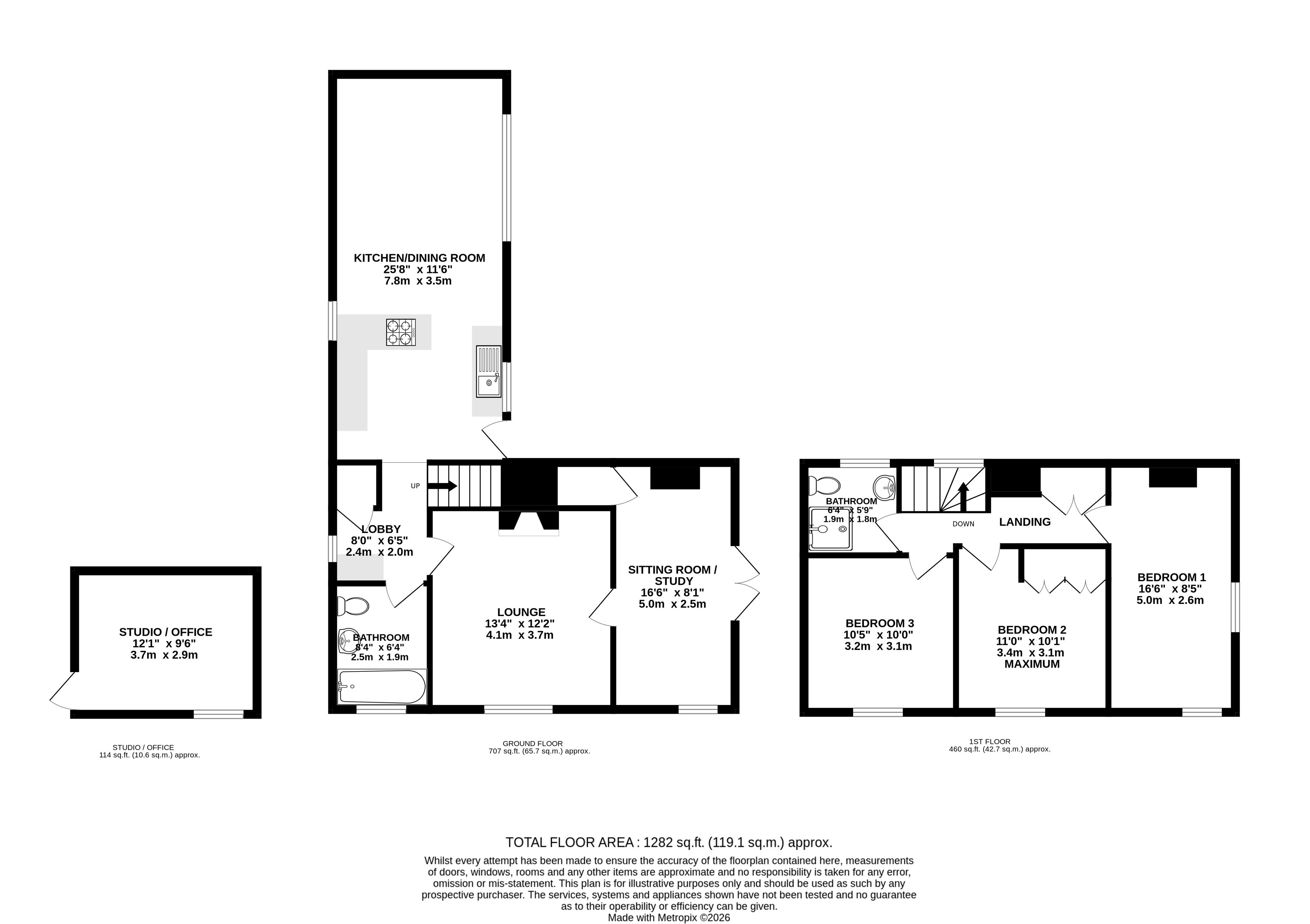 Clock House, Mill Street, Norwich floorplan