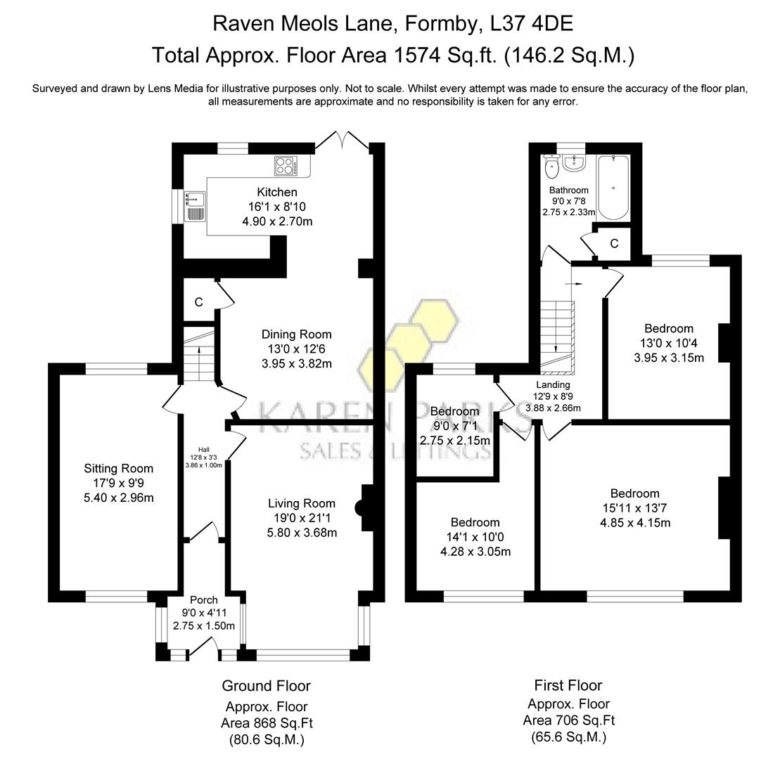 119, Raven Meols Lane, Liverpool floorplan