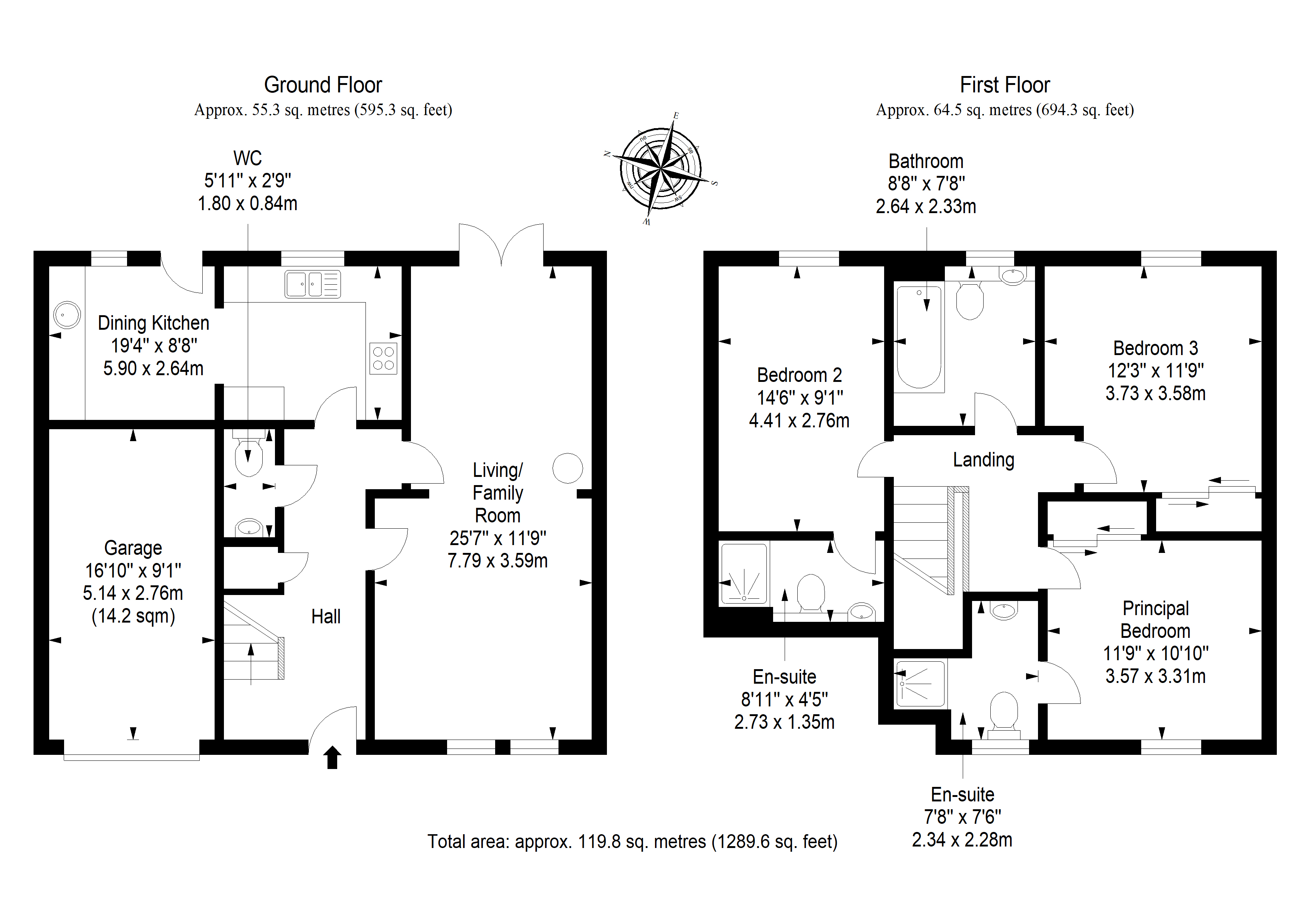 Kinraddie, Main St, West Linton floorplan