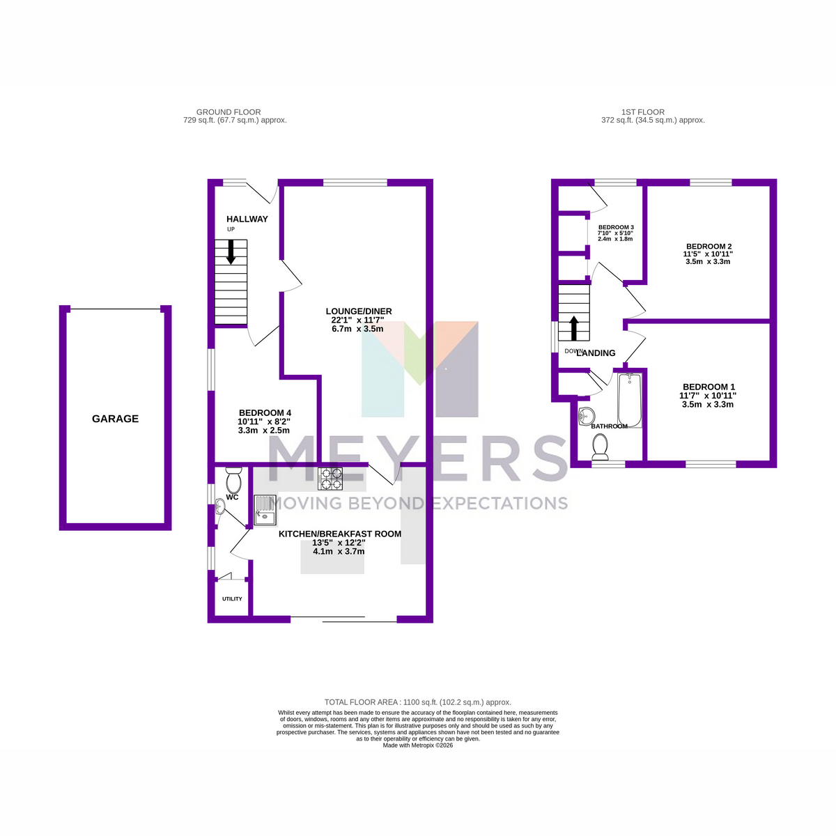 42, Verity Crescent, Poole floorplan