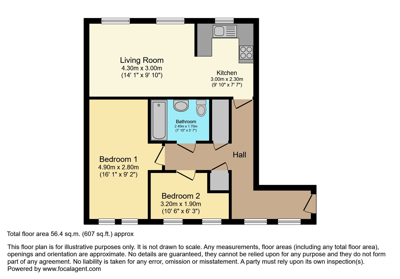 11, Angel Court 'A', North Walsham floorplan