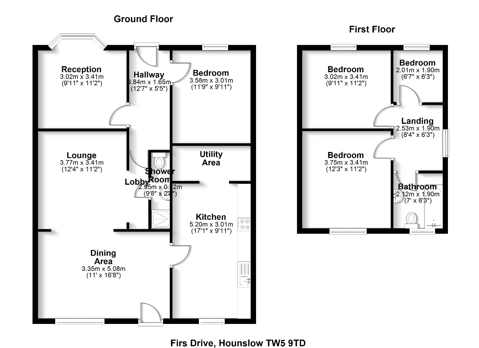 Firs Drive , Firs Drive, Hounslow floorplan
