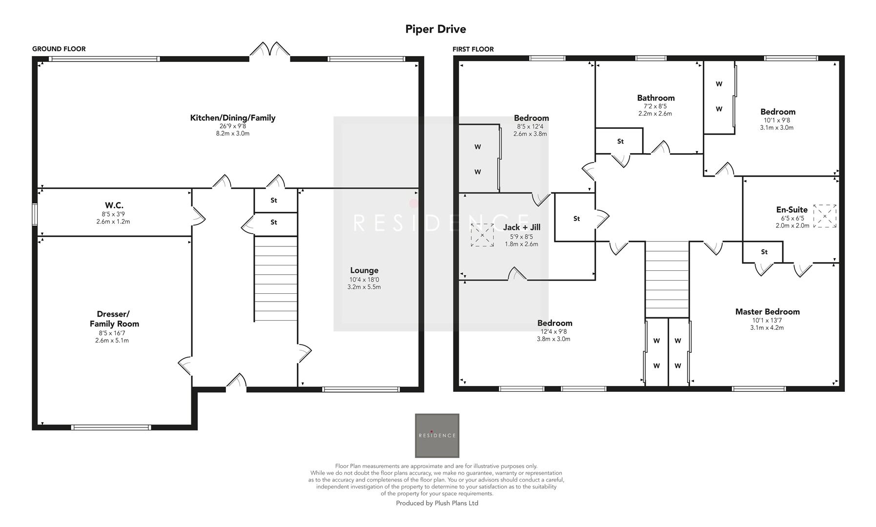 19, Piper Drive, Coatbridge floorplan
