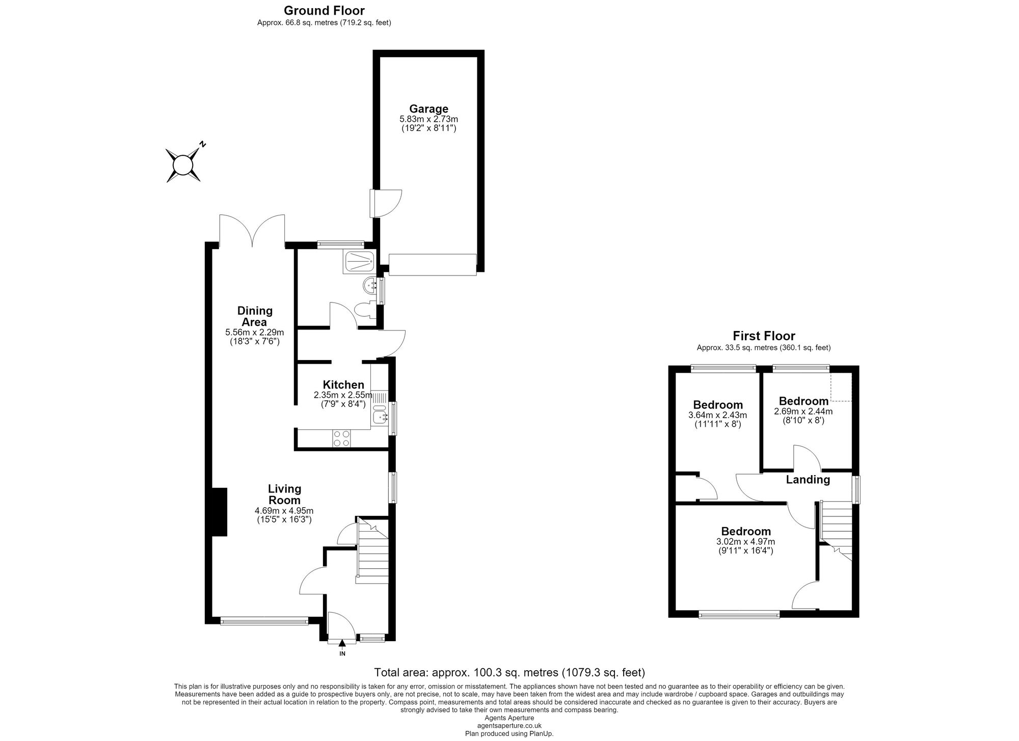 3 Primrose Drive, Aylesford floorplan