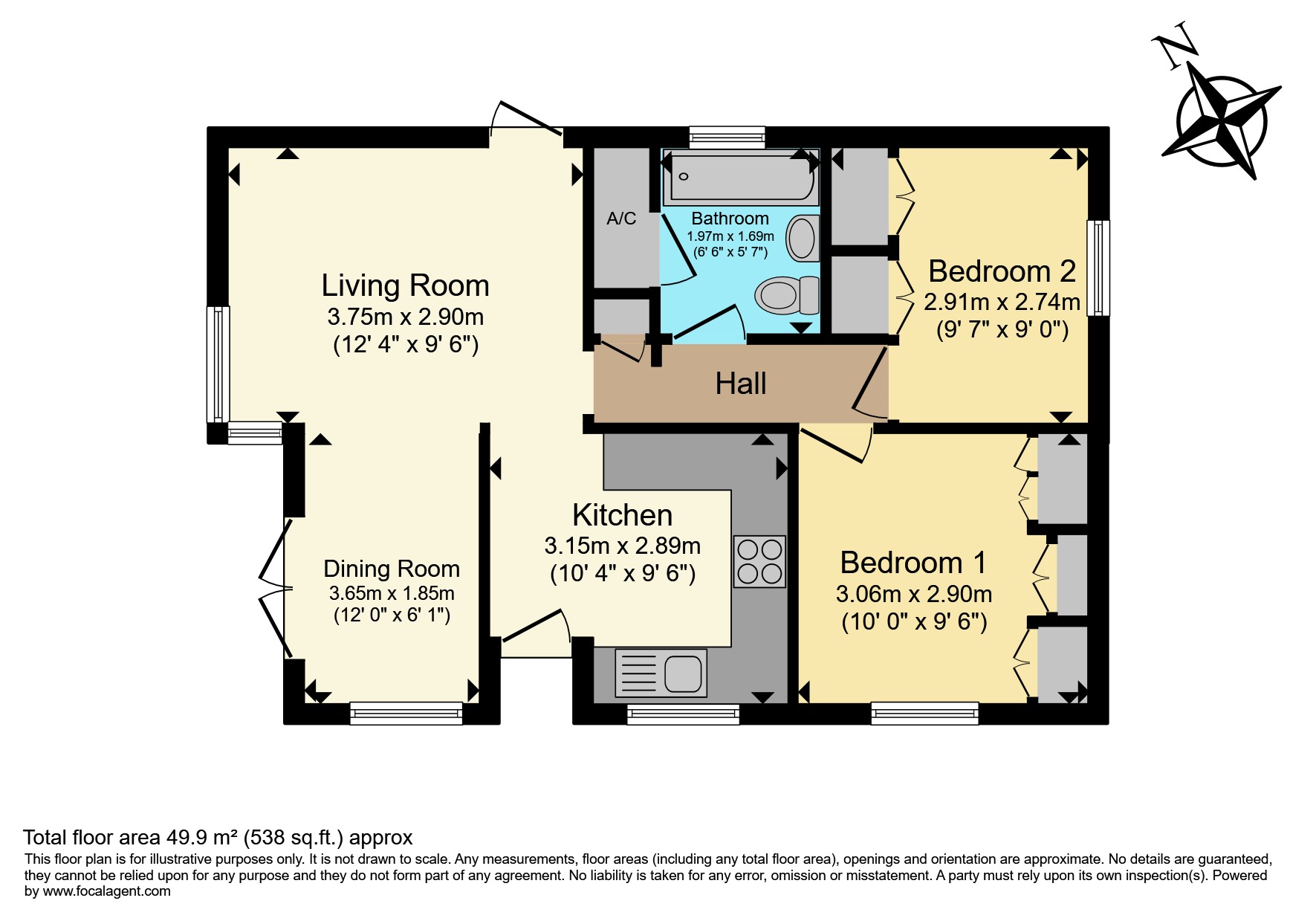 25 Lakeside Park, Mead Lane, Chertsey floorplan
