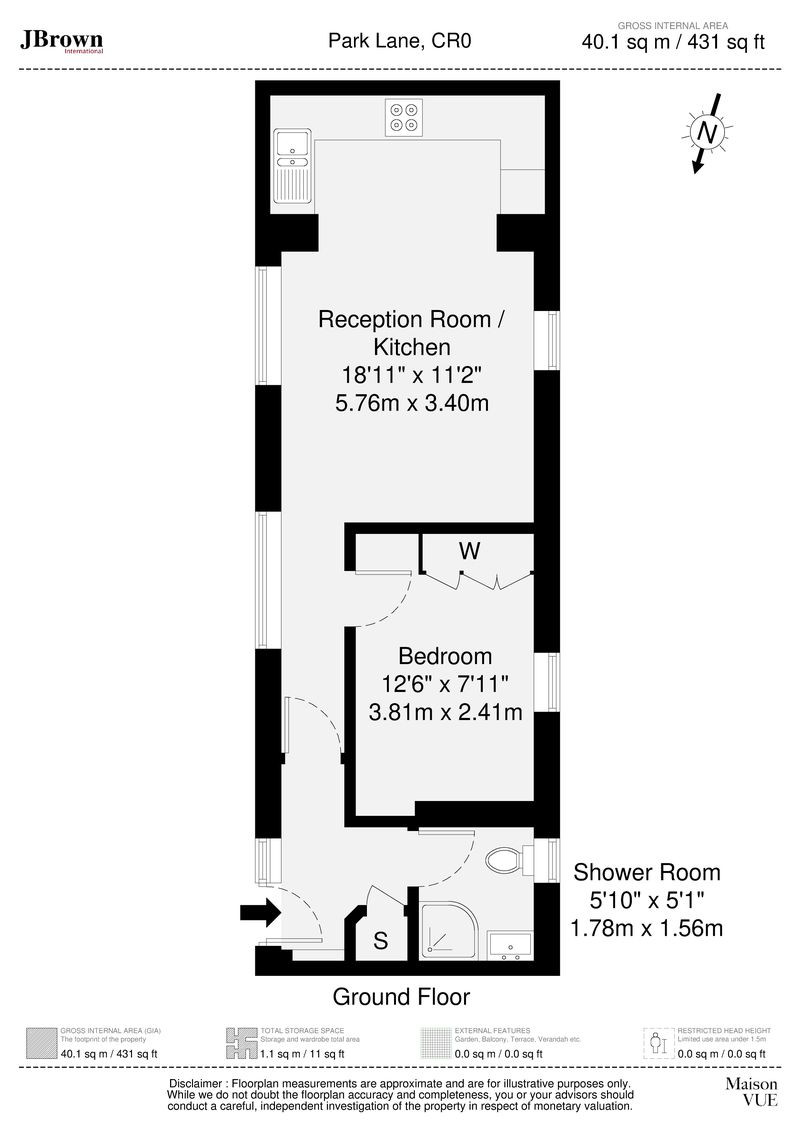 Park Lane, London floorplan
