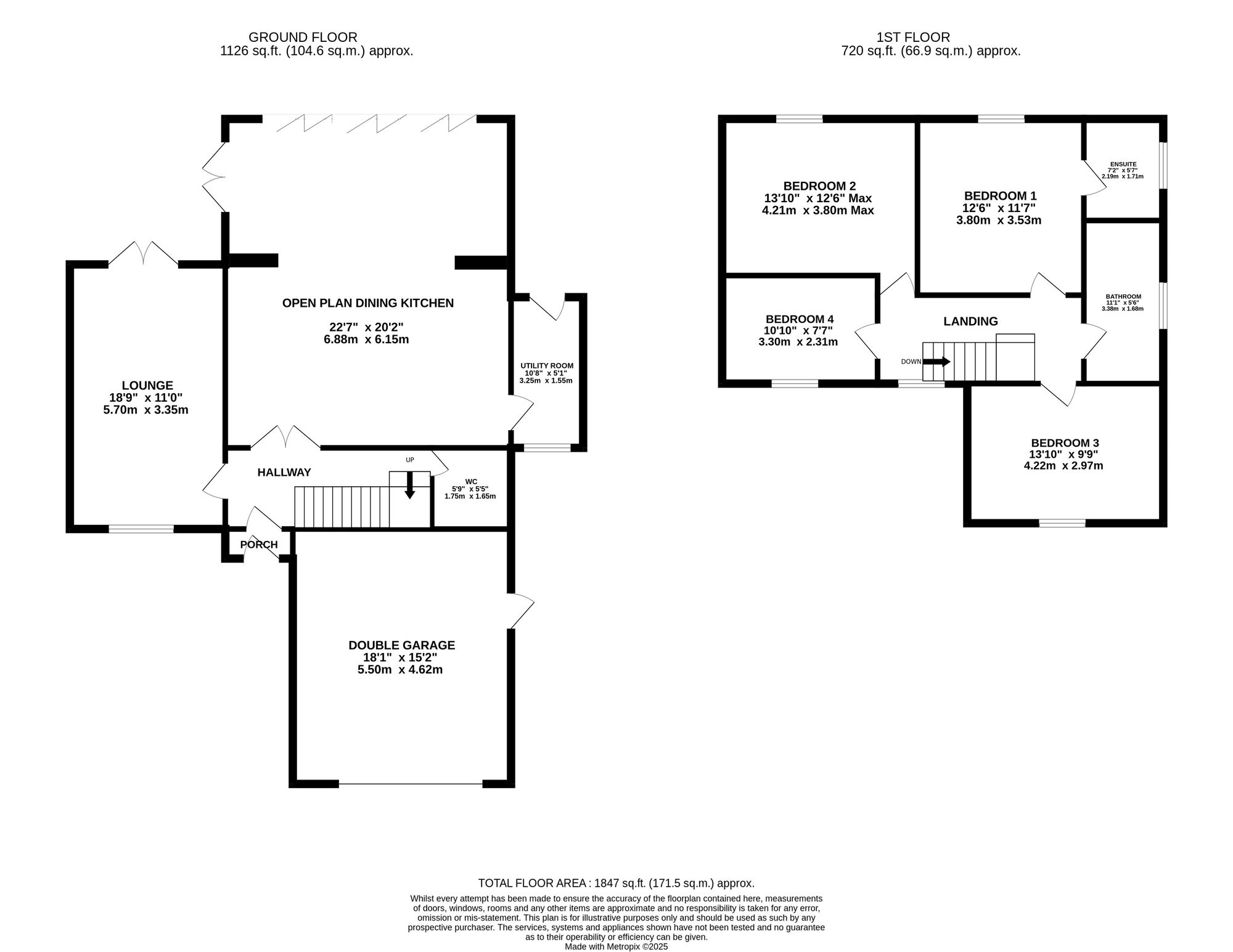 6 Whitby Close, Stockport floorplan