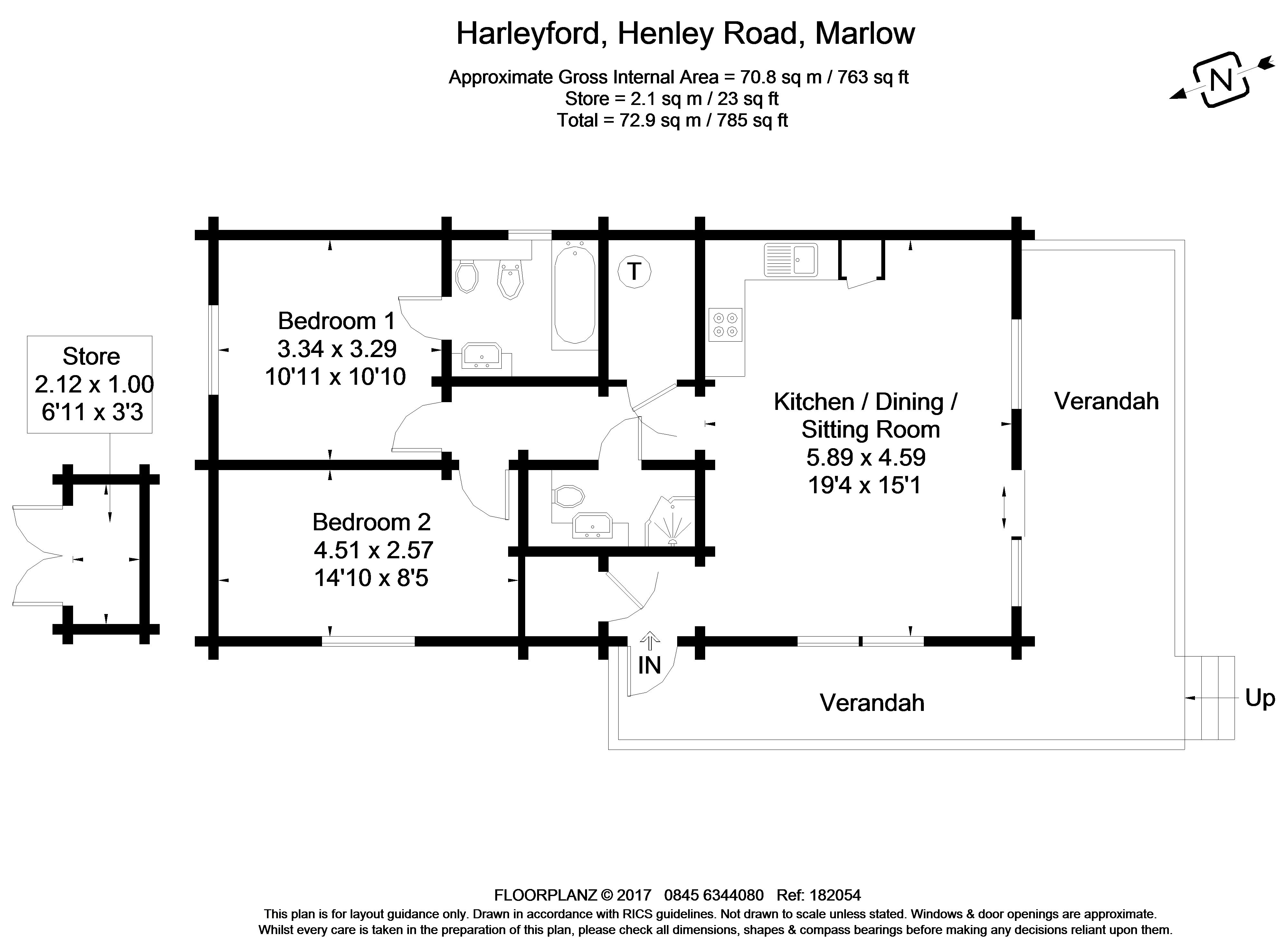 2 Bedrooms Detached house to rent in Harleyford, Henley Road, Marlow SL7