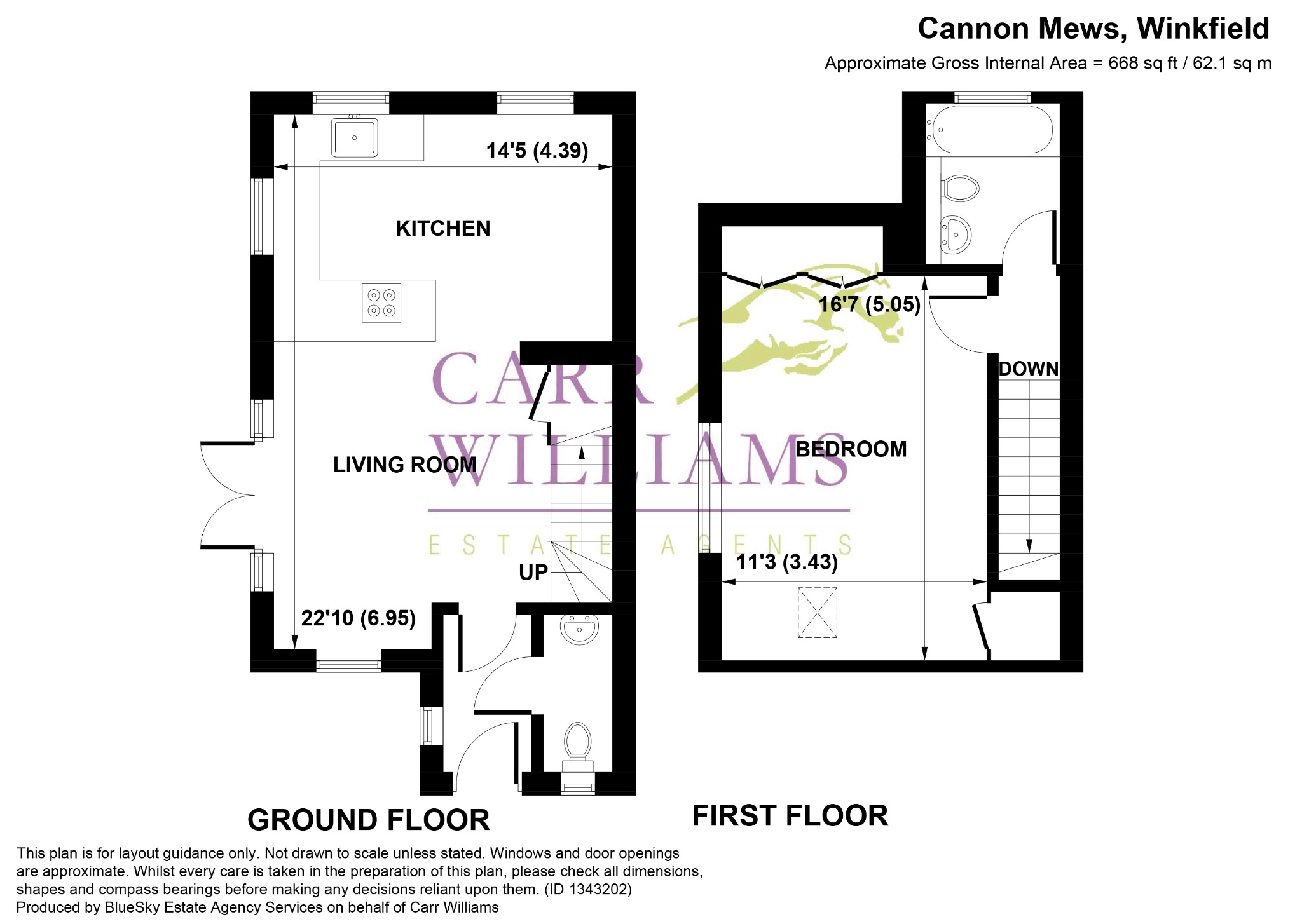 North Road, Ascot floorplan