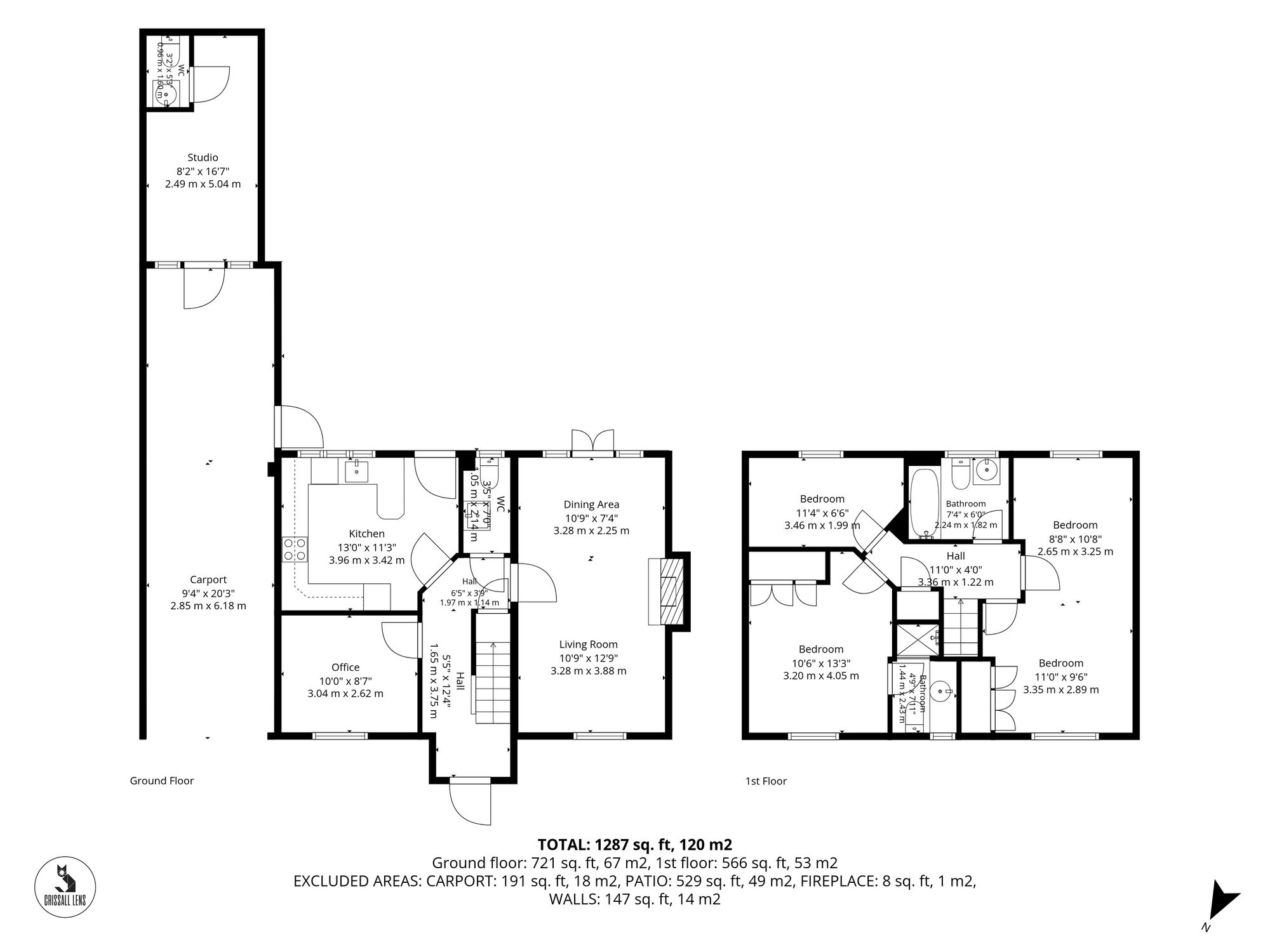 41 Brookfield Way, Cambridge floorplan