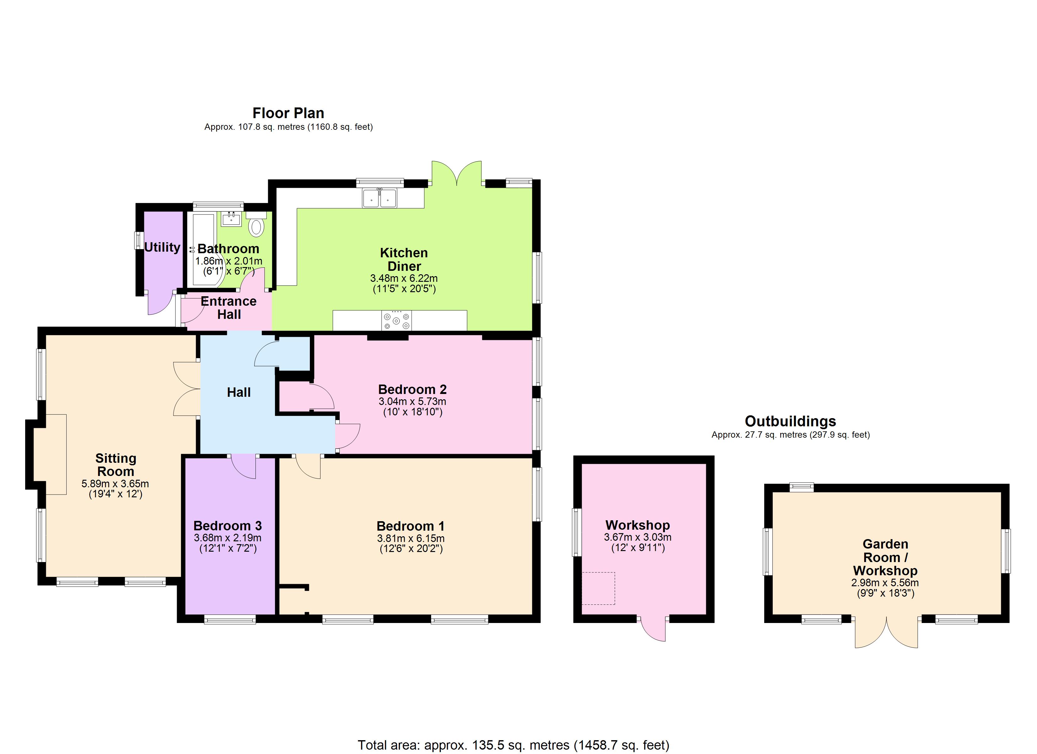 3 Bedrooms Detached house for sale in Mayes Green, Ockley, Dorking, Surrey RH5