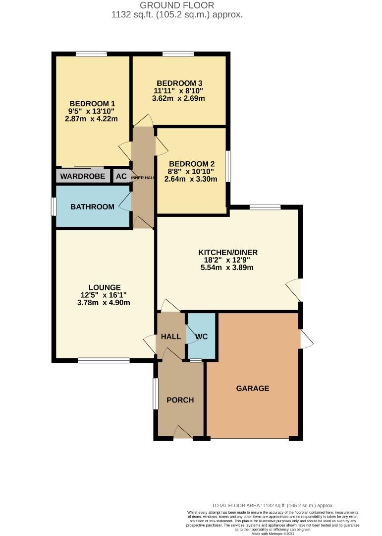 9, Whaddon Close, Northampton floorplan