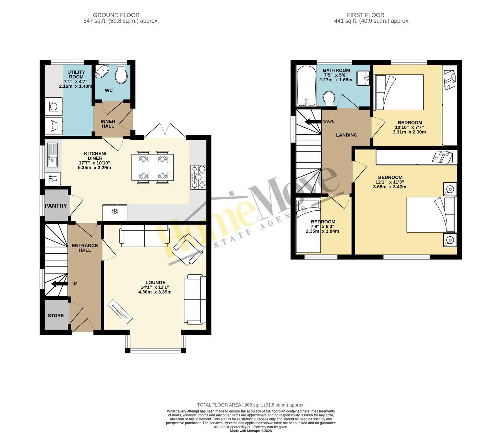 13, Chesterfield Drive, Nottingham floorplan