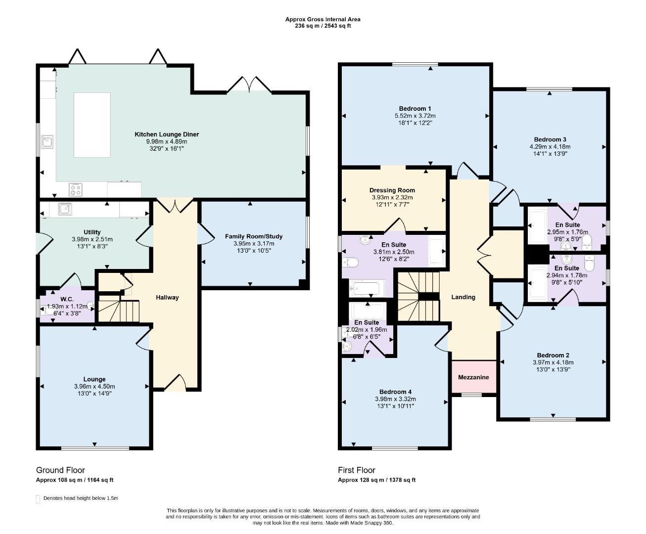 5, Ash Lane, Northampton floorplan