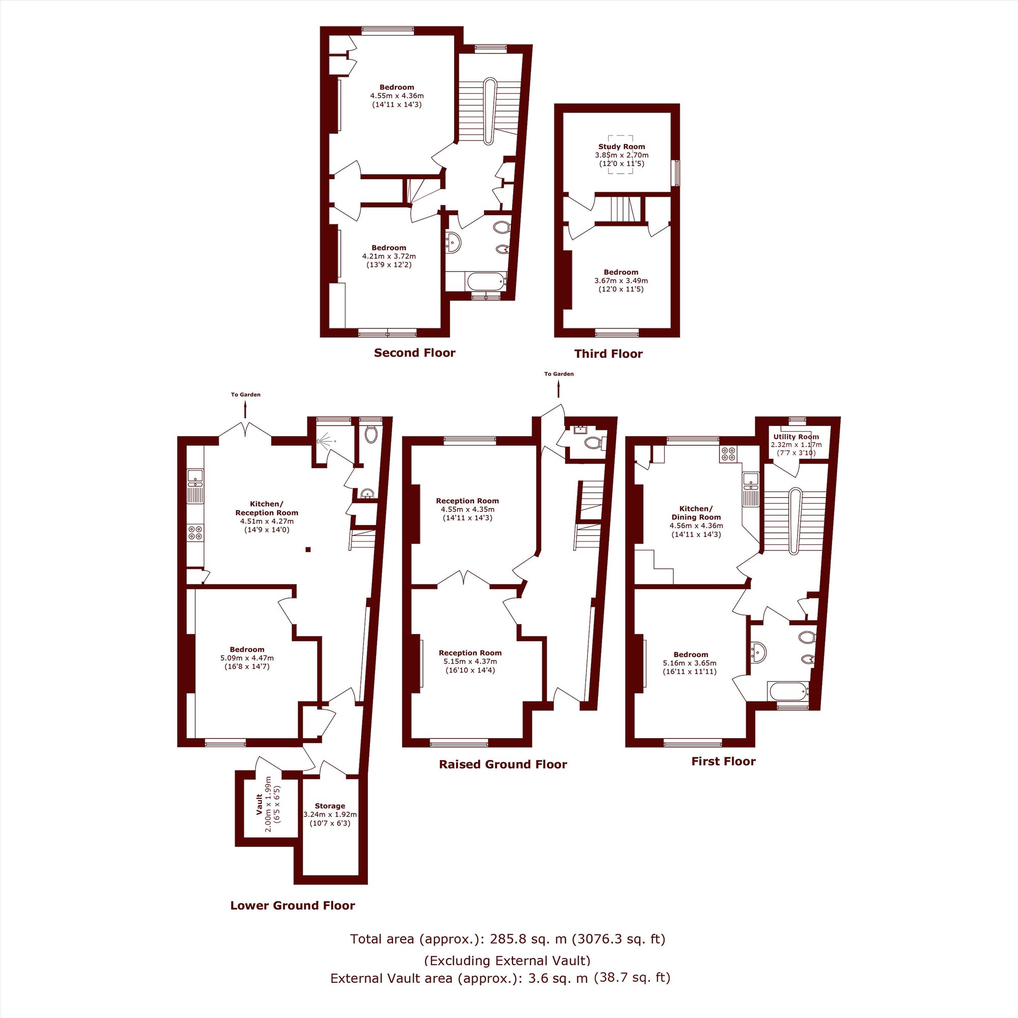 8, Gloucester Crescent, London floorplan